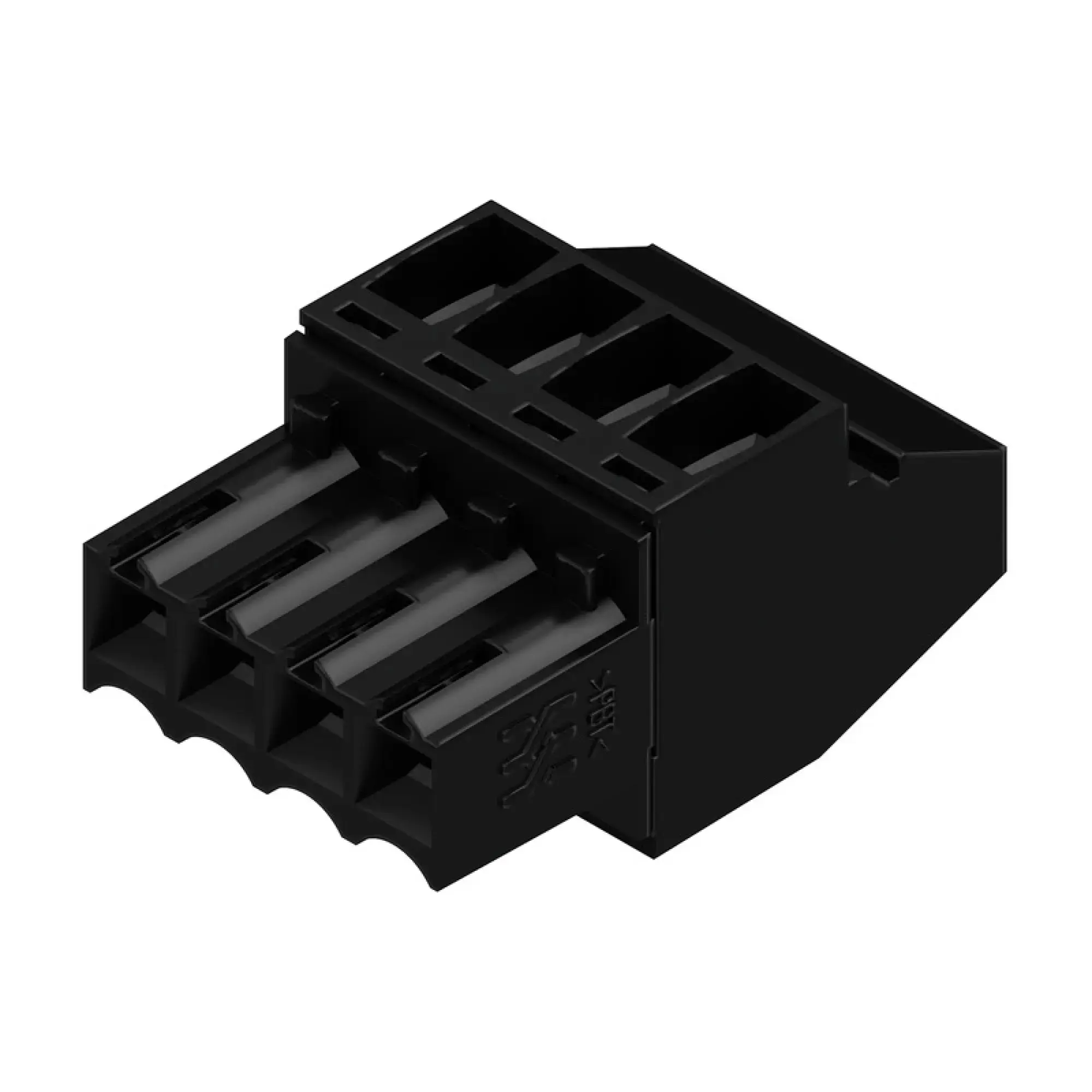 Weidmüller 1638800000 PCB connector (wire connection), 160 V, 12 A, Pitch in mm: 3.50, 1.5 mm², Number of poles: 4, Clamping yoke connection, Box (img_001)