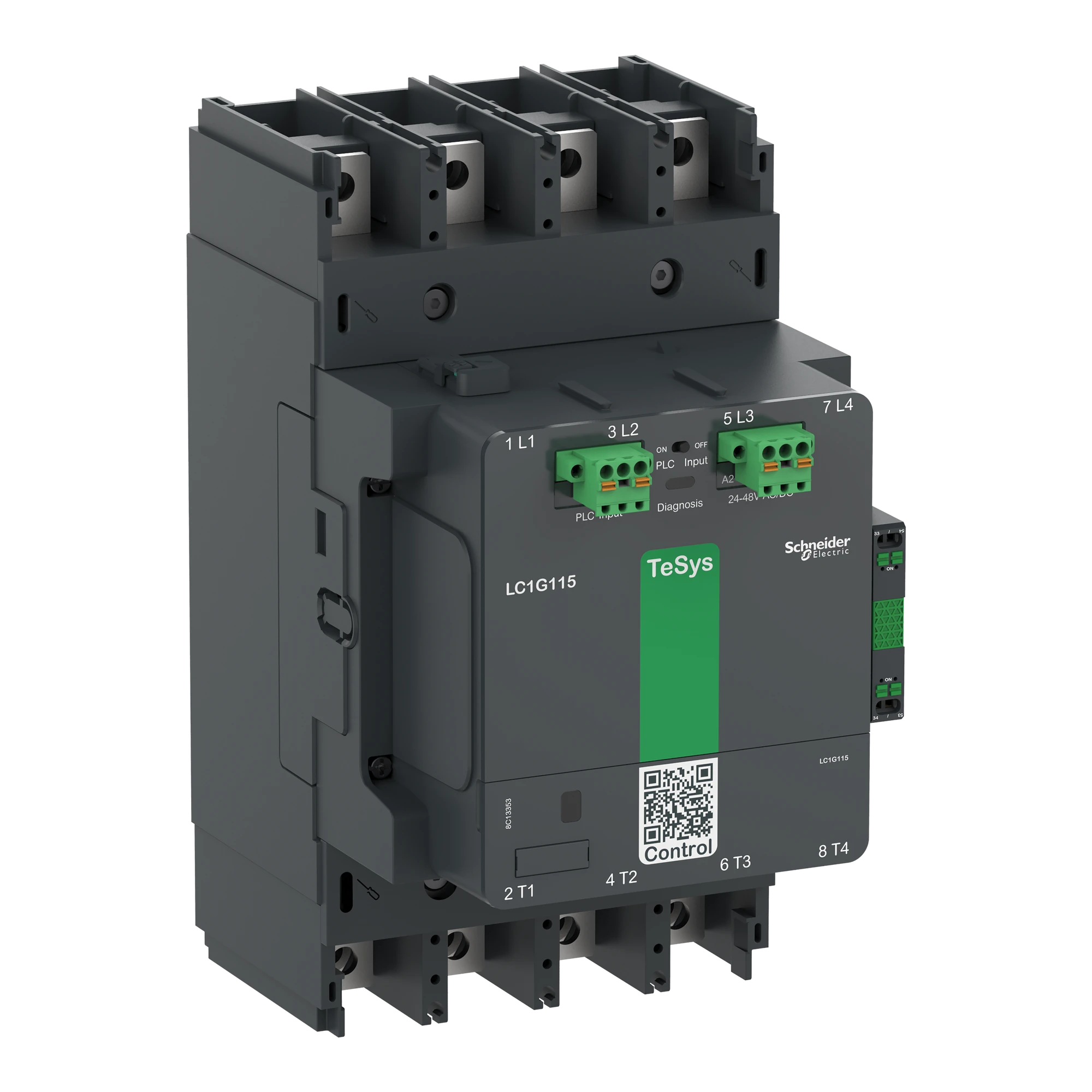 Schneider Electric LC1G1154BEEA Leistungsschütz TeSys control - Giga, 4-polig, 250A AC1, 24-48V ACDC-A Spule (img_001) Schneider Electric LC1G1154BEEA Leistungsschütz TeSys control - Giga, 4-polig, 250A AC1, 24-48V ACDC-A Spule (img_001)
