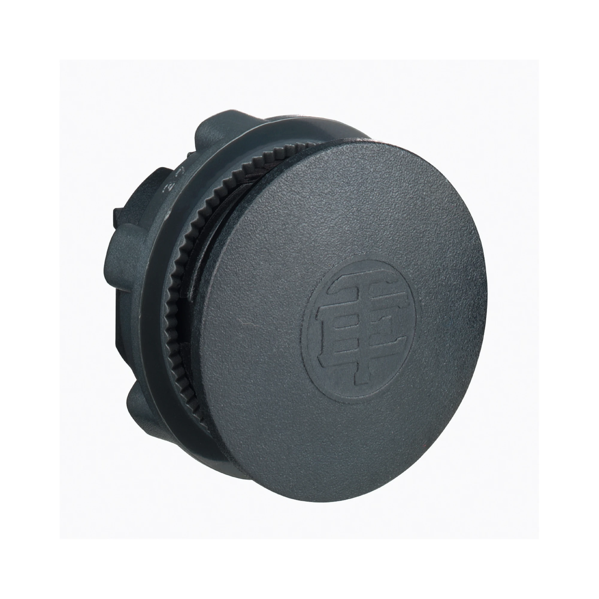 Schneider Electric ZB5SZ3 Blanking plug, front element, Harmony XB5, plastic, 22mm, black, unlabelled, round (img_001)