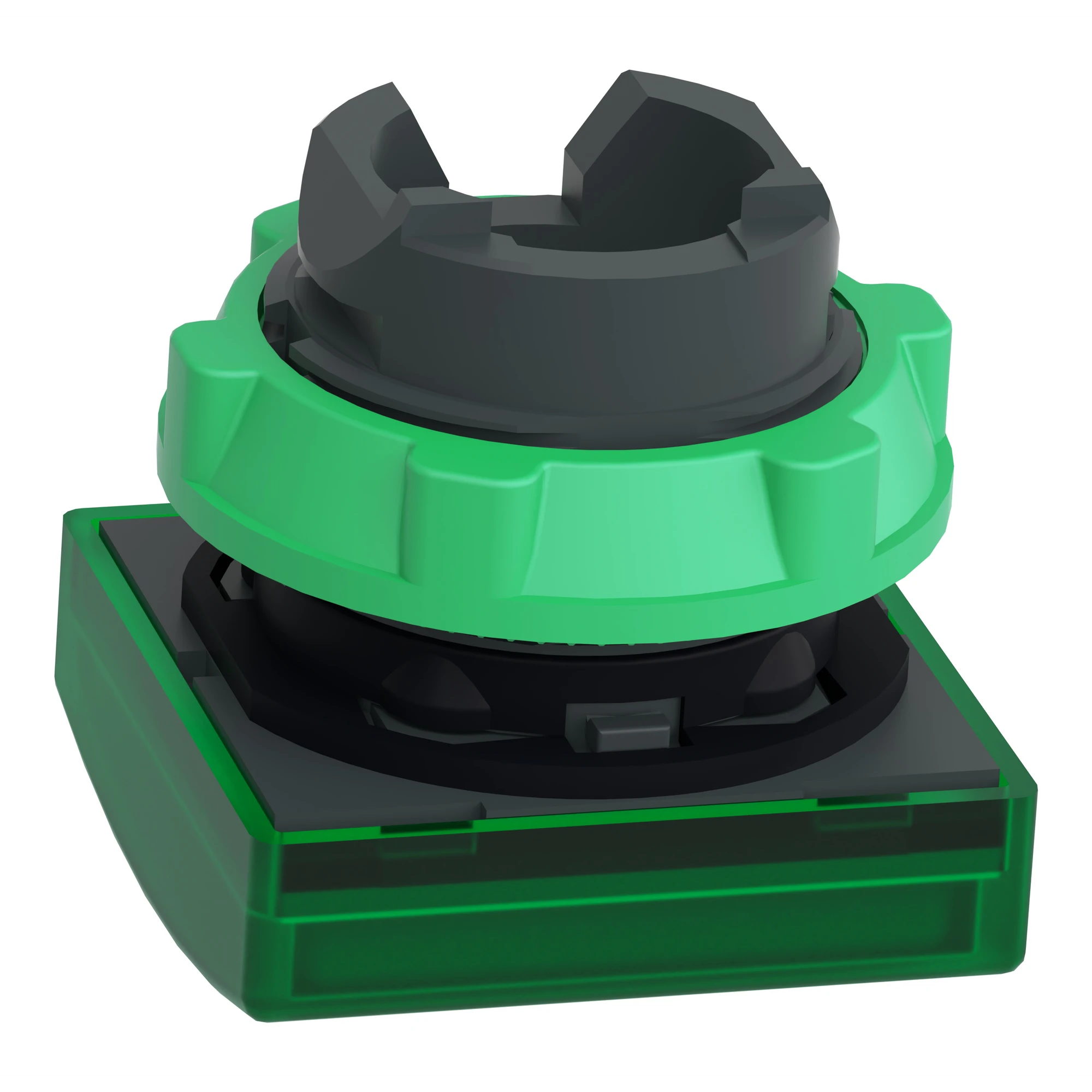 Schneider Electric ZB5CV033 Pilot light, front element, Harmony XB5, plastic, 22mm, green, for universal LED, square (img_007) Schneider Electric ZB5CV033 Pilot light, front element, Harmony XB5, plastic, 22mm, green, for universal LED, square (img_007)