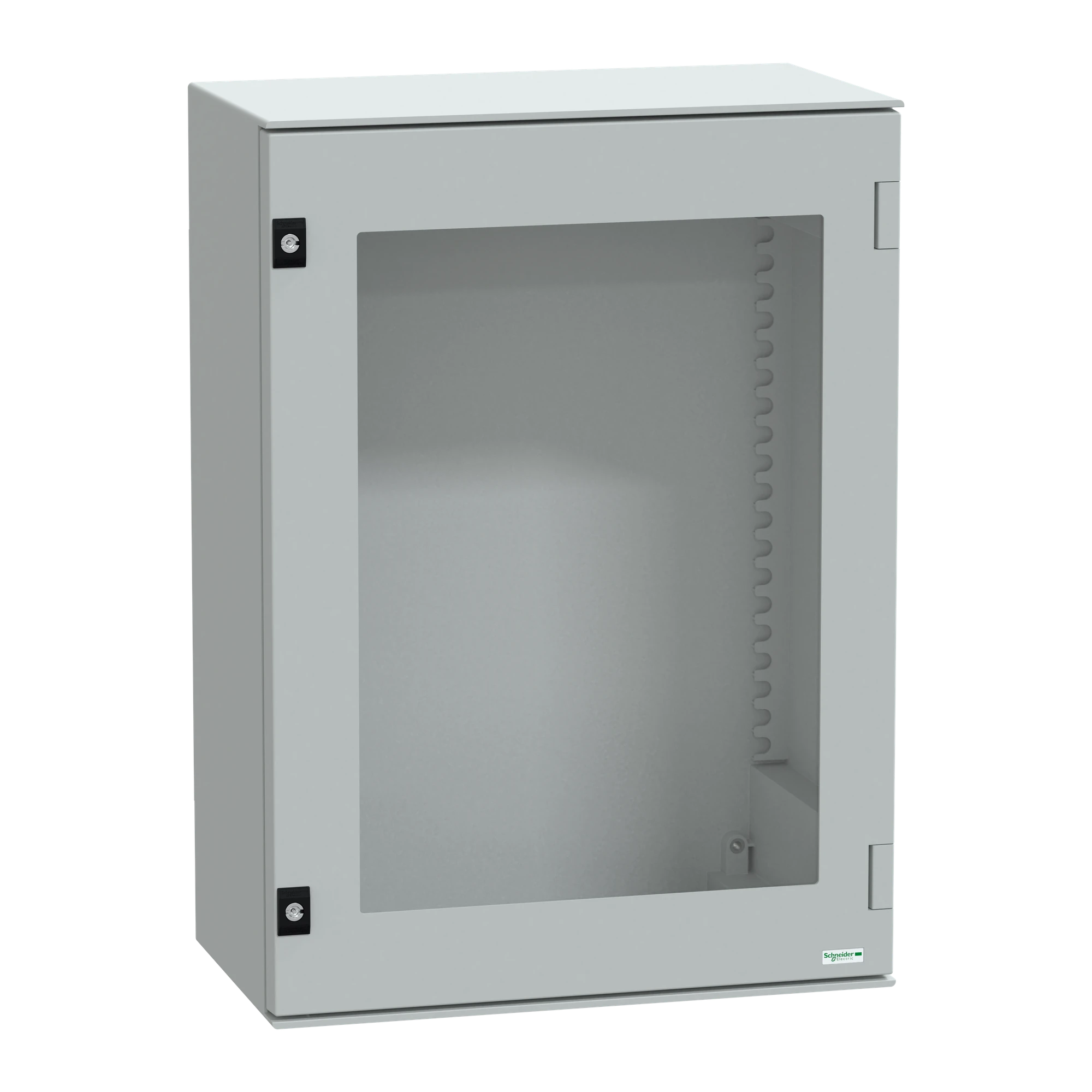 Schneider Electric NSYPLM75TG Polyester Enclosure PLM Wall Mounting, without MP H747xB536xT300mm IP66, transp. Door (img_001)
