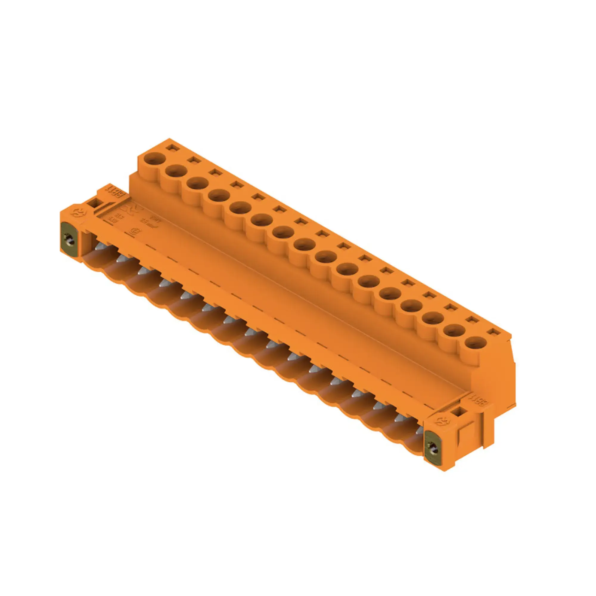 Weidmüller 1846500000 PCB connector (wire connection), 320 V, 21.5 A, Pitch in mm: 5.08, 3.31 mm², Number of poles: 16, Clamping yoke connection, Box (img_001)