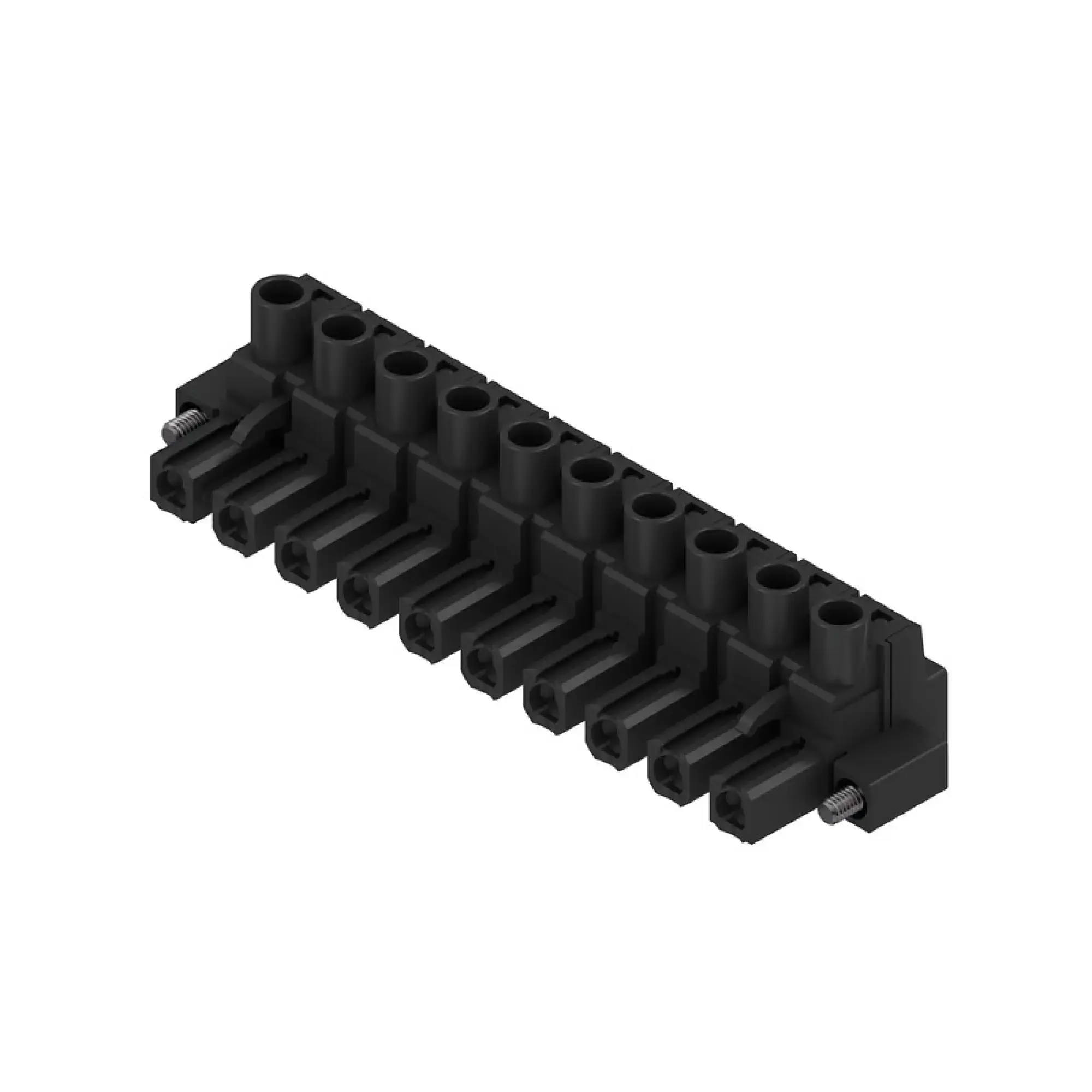 Weidmüller 1095760000 PCB connector (wire connection), 500 V, 29 A, Pitch in mm: 7.62, 4 mm², Number of poles: 10, Clamping yoke connection, Box (img_001)