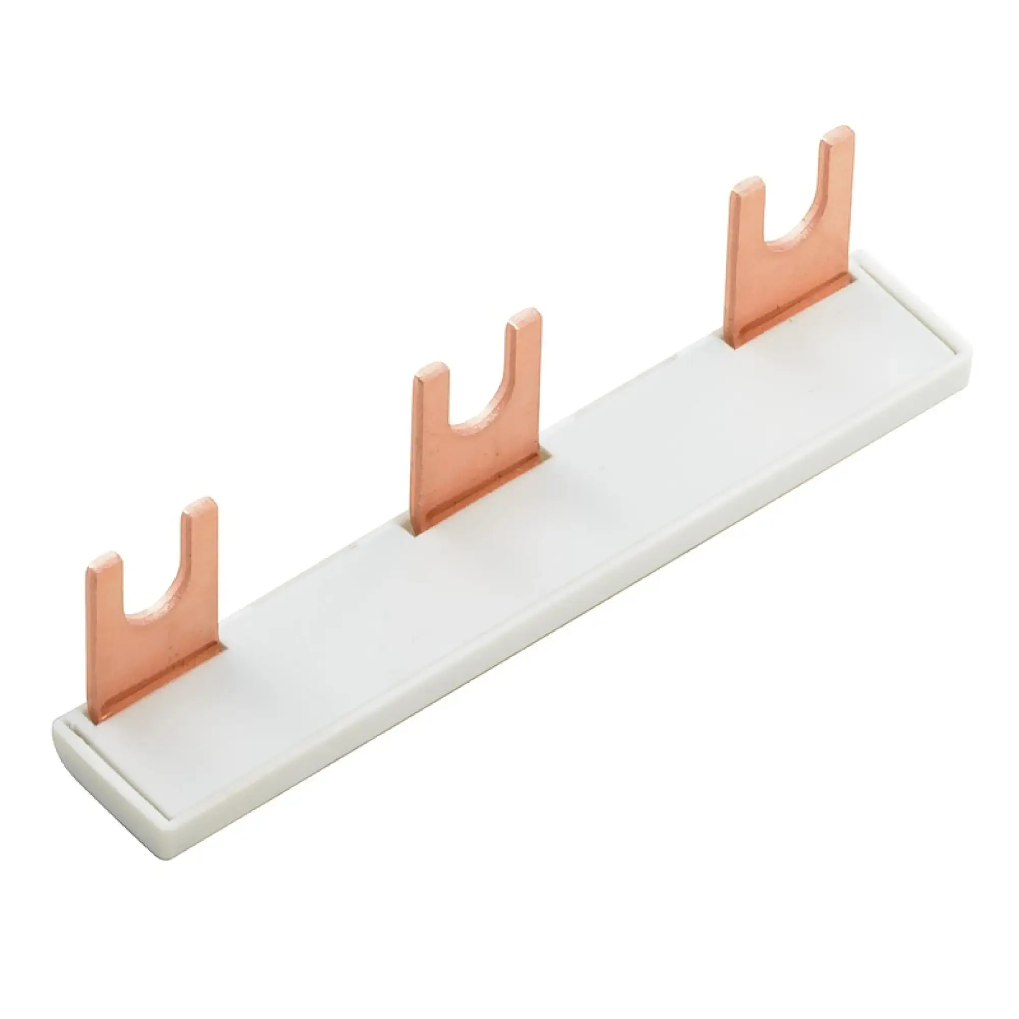 Weidmüller 1561990000 Cross-connector (terminal), Plugged, grey, 135 A, Number of poles: 3, Pitch in mm: 31.50, Insulated: Yes, Width: 80.2 mm (img_001)