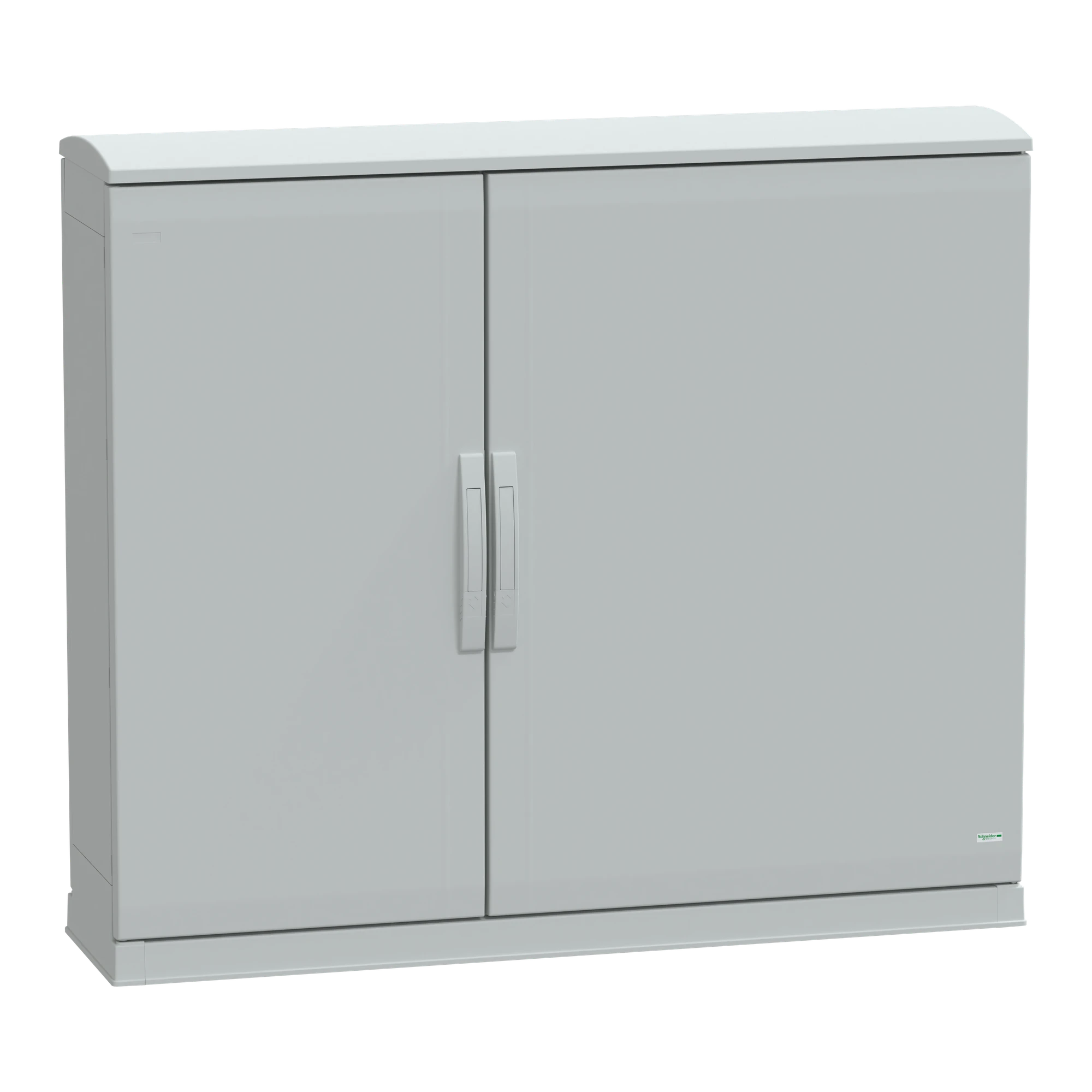 Schneider Electric NSYPLAZT10123G Polyester enclosure floorstand. Version PLA with open. base + cover. 1000x1250x320 IP44 (img_001)