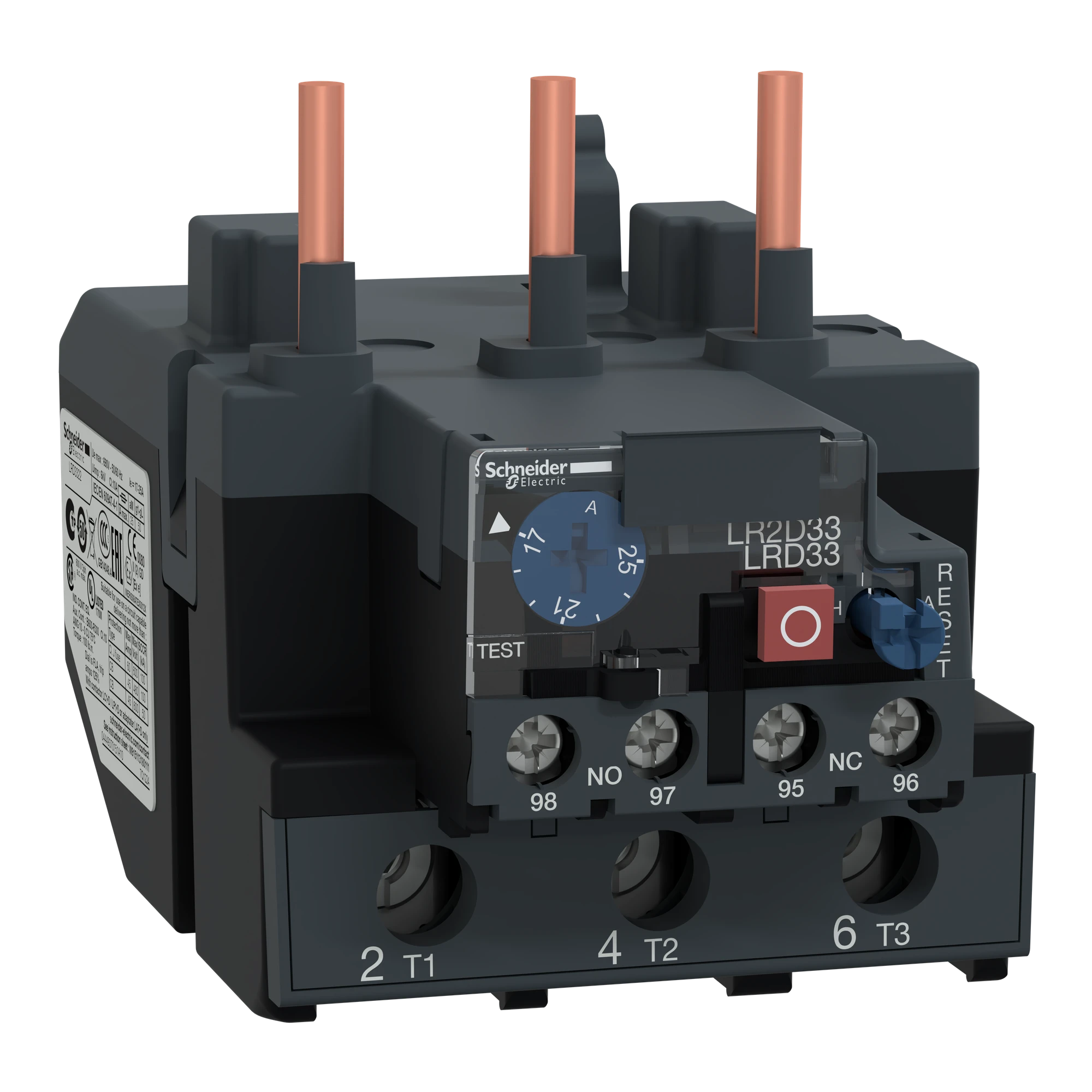 Schneider Electric LRD3322 Motor protection relay, 17-25A, 1NO+1NC, Class 10A (img_001) Schneider Electric LRD3322 Motor protection relay, 17-25A, 1NO+1NC, Class 10A (img_001)