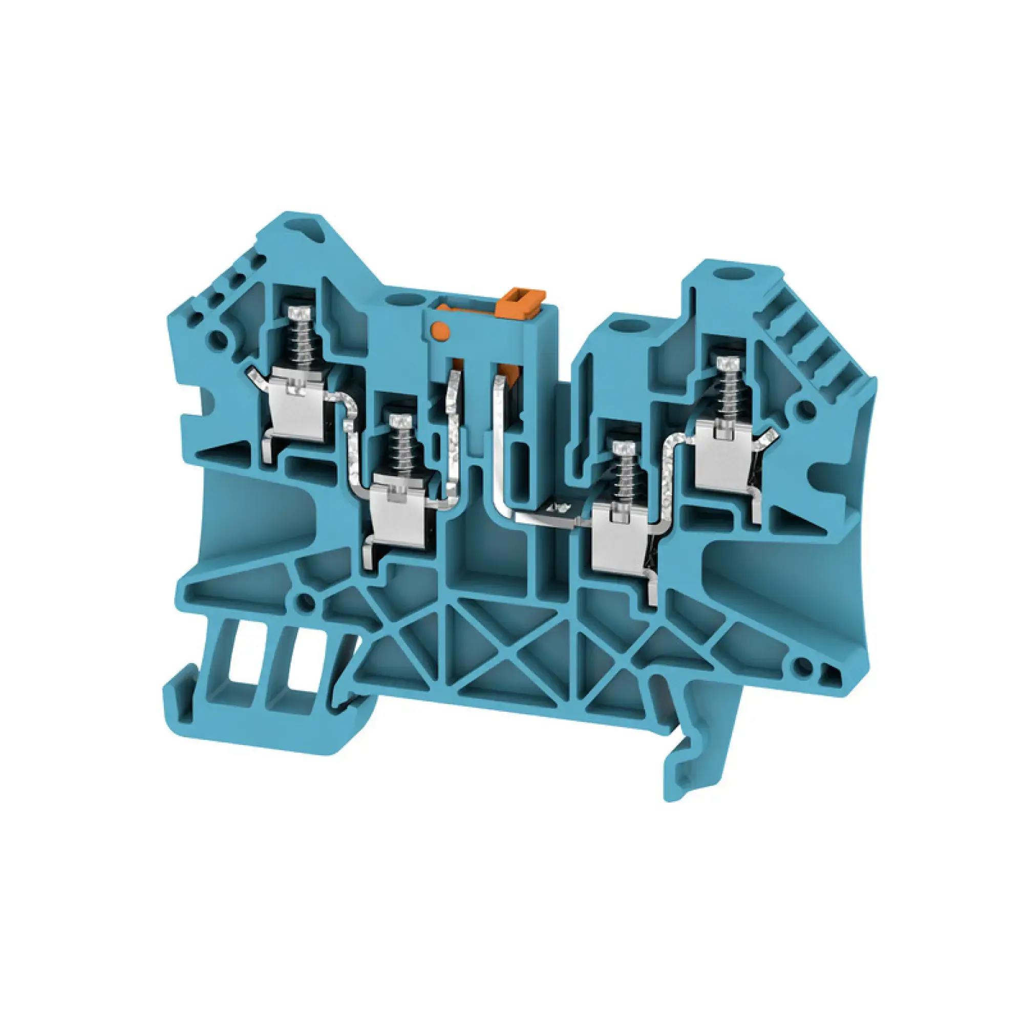 Weidmüller 1193450000 Test-disconnect terminal, Screw connection, blue, 4 mm², 27 A, 500 V, Number of connections: 4, Number of levels: 1 (img_001) Weidmüller 1193450000 Test-disconnect terminal, Screw connection, blue, 4 mm², 27 A, 500 V, Number of connections: 4, Number of levels: 1 (img_001)