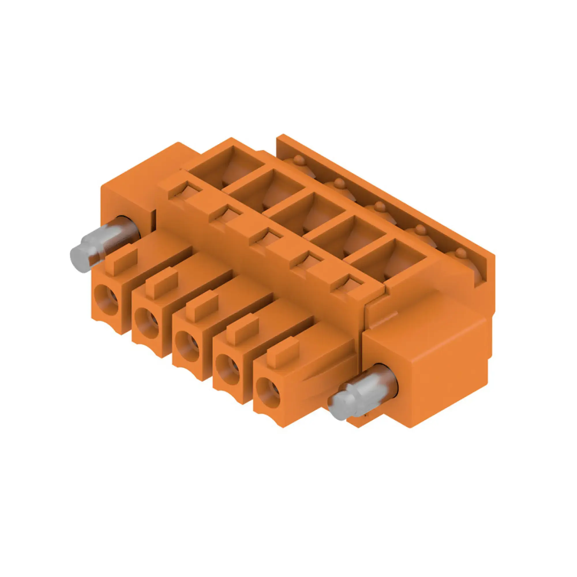 Weidmüller 1940010000 PCB connector (wire connection), 160 V, 17.5 A, Pitch in mm: 3.81, 1.5 mm², Number of poles: 5, Clamping yoke connection, Box (img_001)