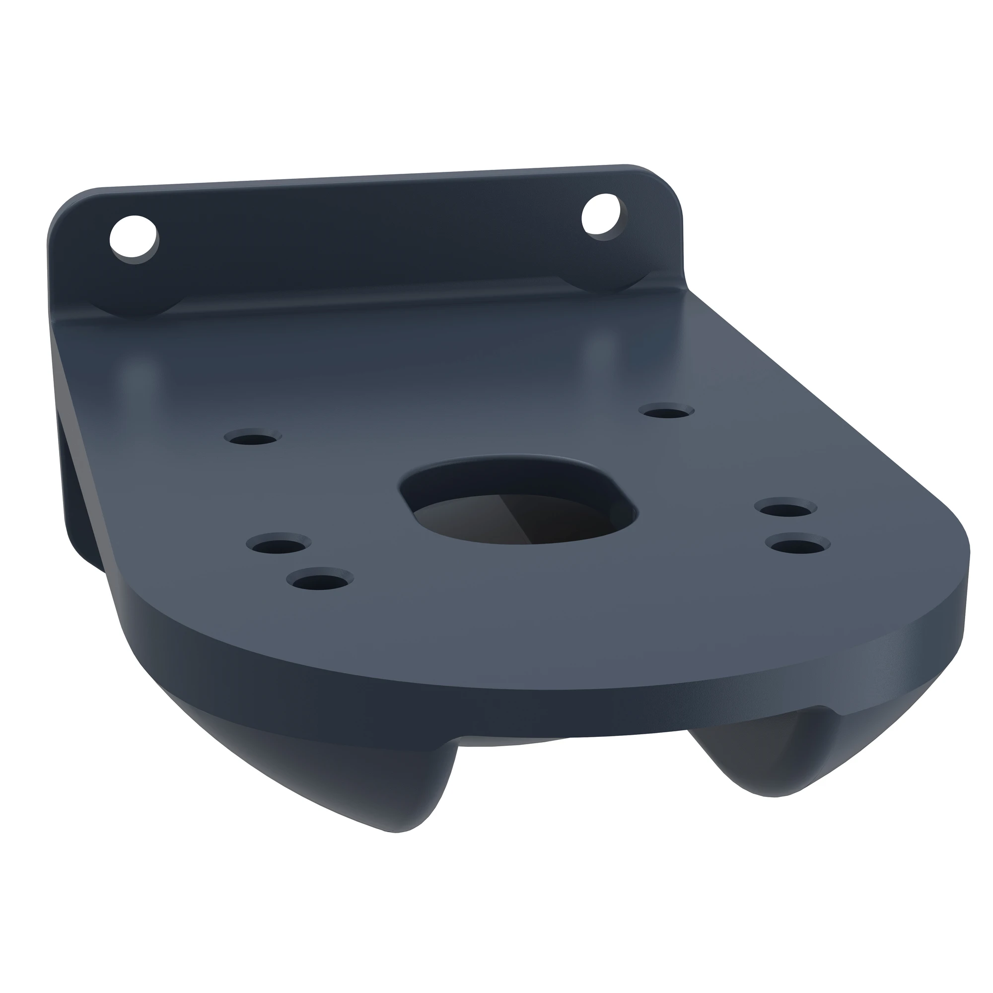 Schneider Electric XVUZ12 Wall mounting bracket, Harmony XVU and XVB, modular, aluminum, vertical mounting, black (img_001)