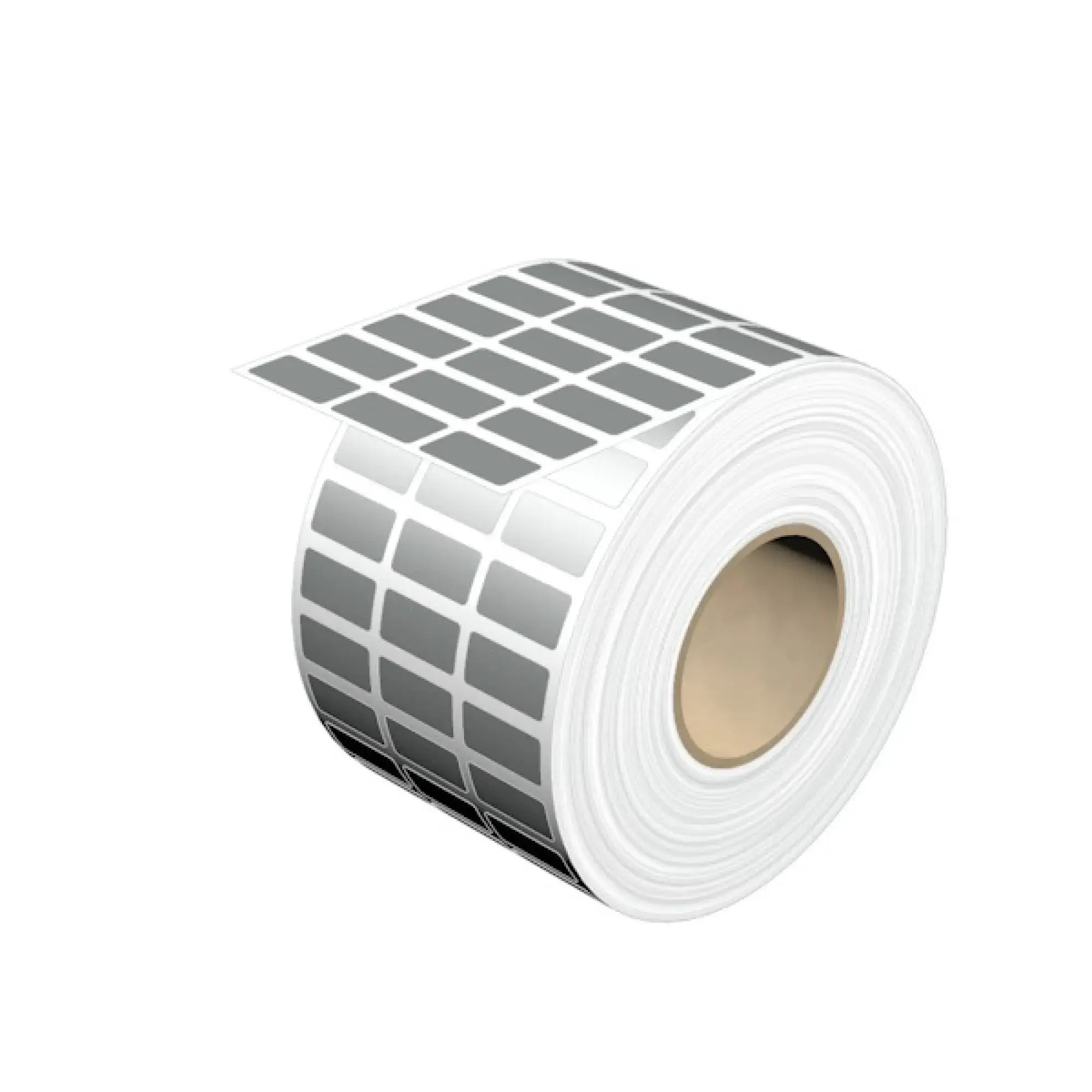 Weidmüller 1753250001 Device marking, Width: 18 mm, Polyester, silver, Operating temperature range: -40...150 °C (img_001)