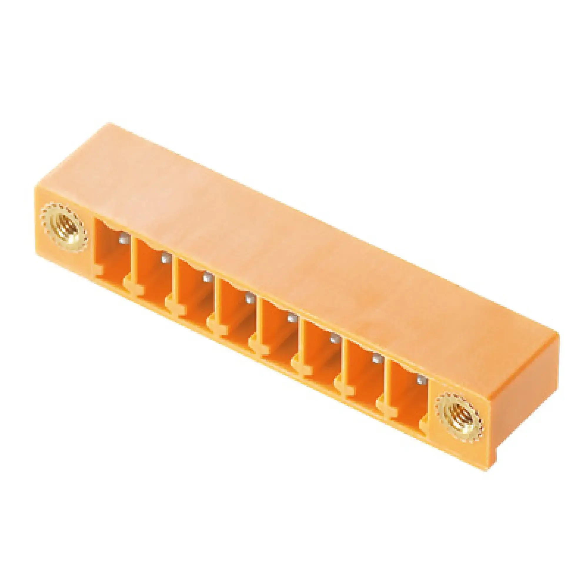 Weidmüller 1038110000 PCB connector (board connection), 160 V, 17.5 A, Pitch in mm: 3.81, Number of poles: 8, THT solder connection, Box (img_001)