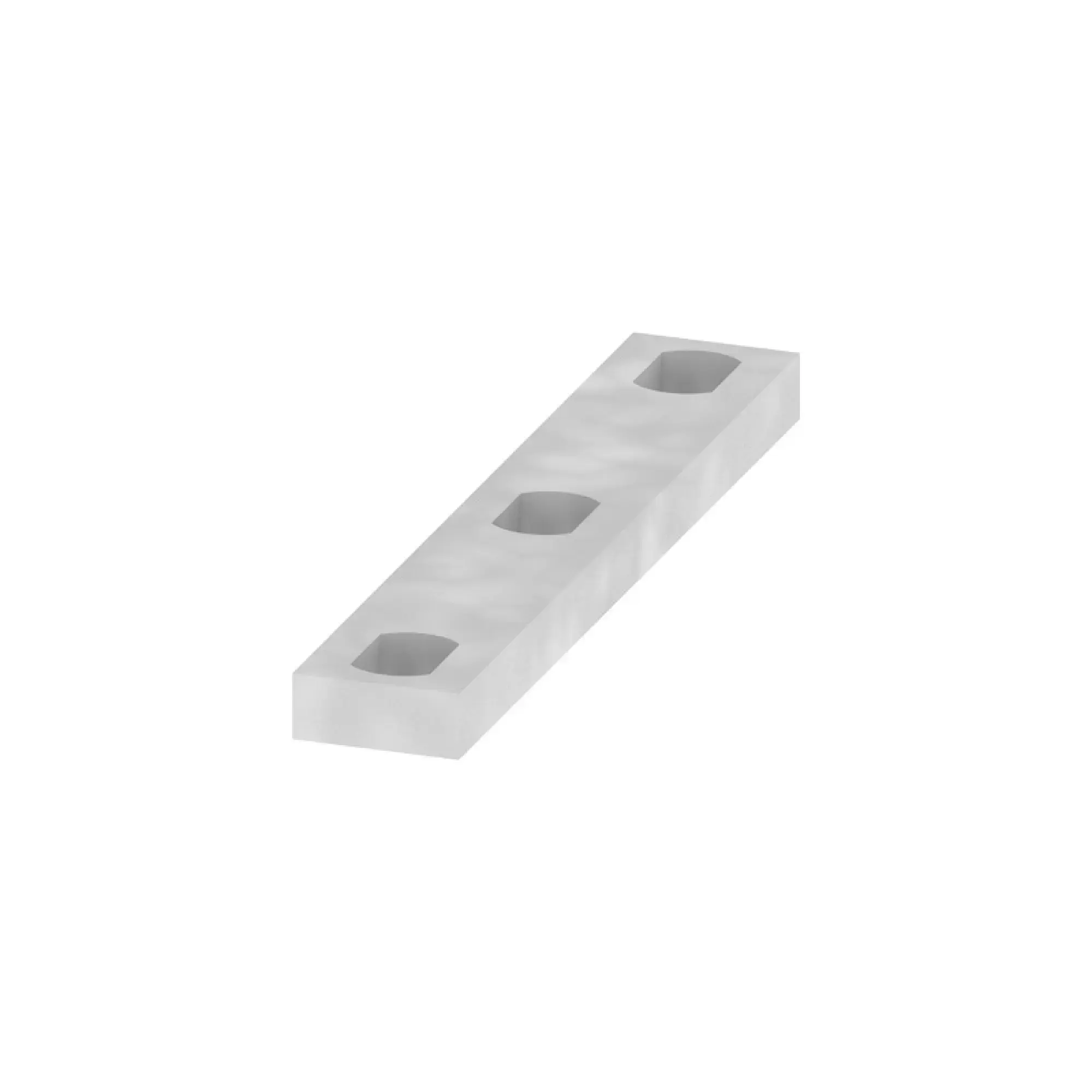 Weidmüller 0328100000 Cross-connector (terminal), when screwed in, grey, 47 A, Number of poles: 3, Pitch in mm: 24.00, Insulated: No, Width: 58 mm (img_001)
