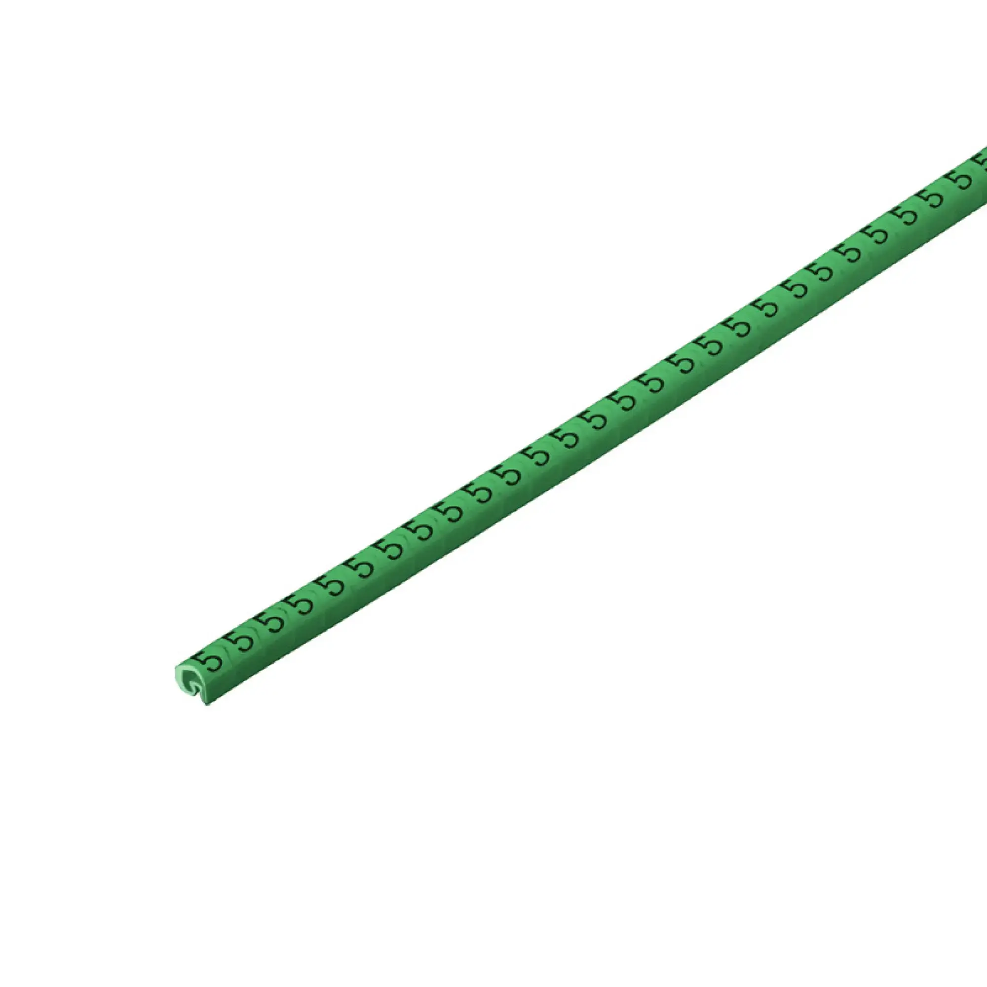 Weidmüller 1568241518 Cable coding system, green, Conductor O.D.:1.3 - 3 mm, Numbers, PVC, soft, without Cadmium, -30...80 °C (img_001)