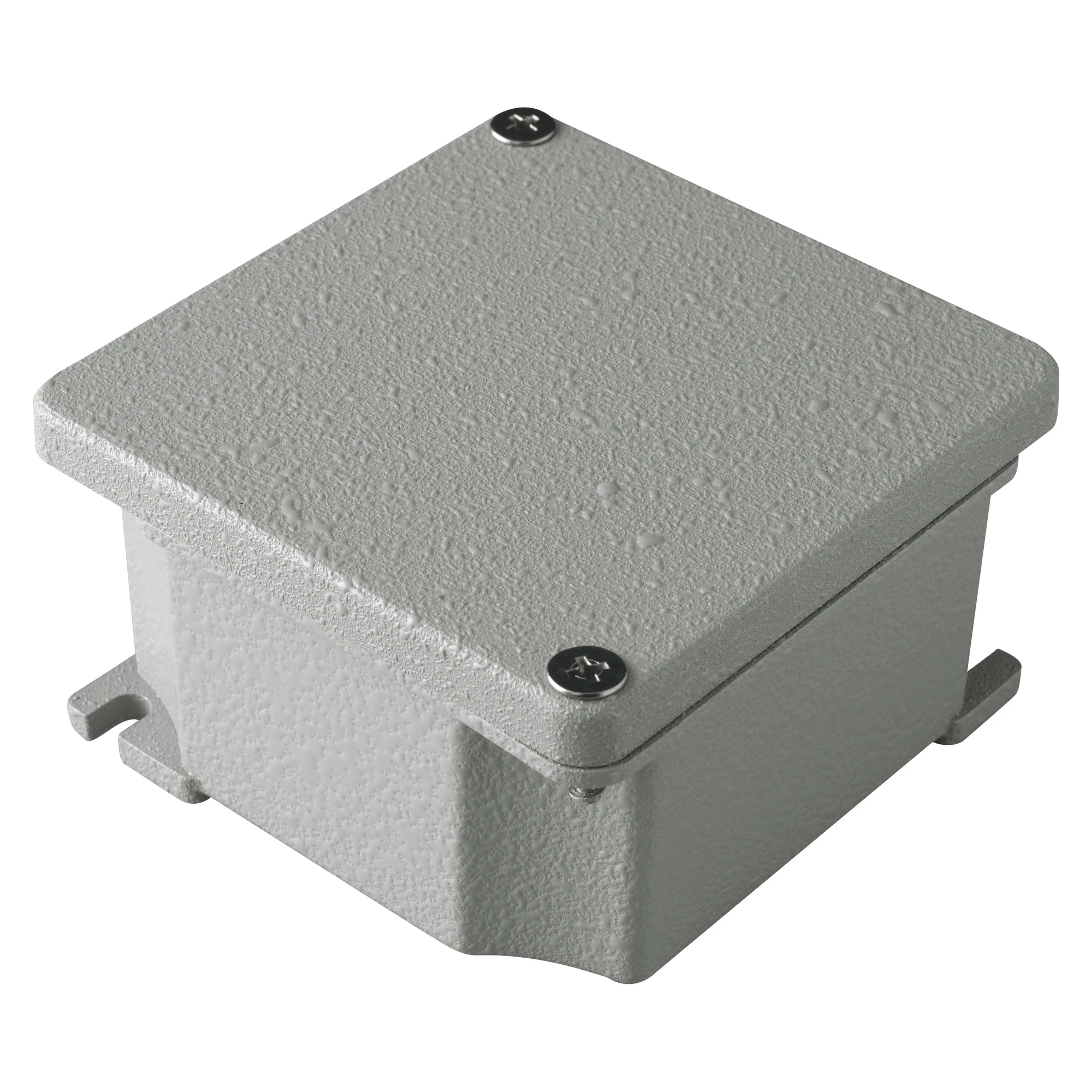 GEWISS GW76261 JUNCTION BOX IN DIE-CAST ALUMINIUM - PAINTED - METALLIC GREY - 91X91X54 - IP66 (img_001)