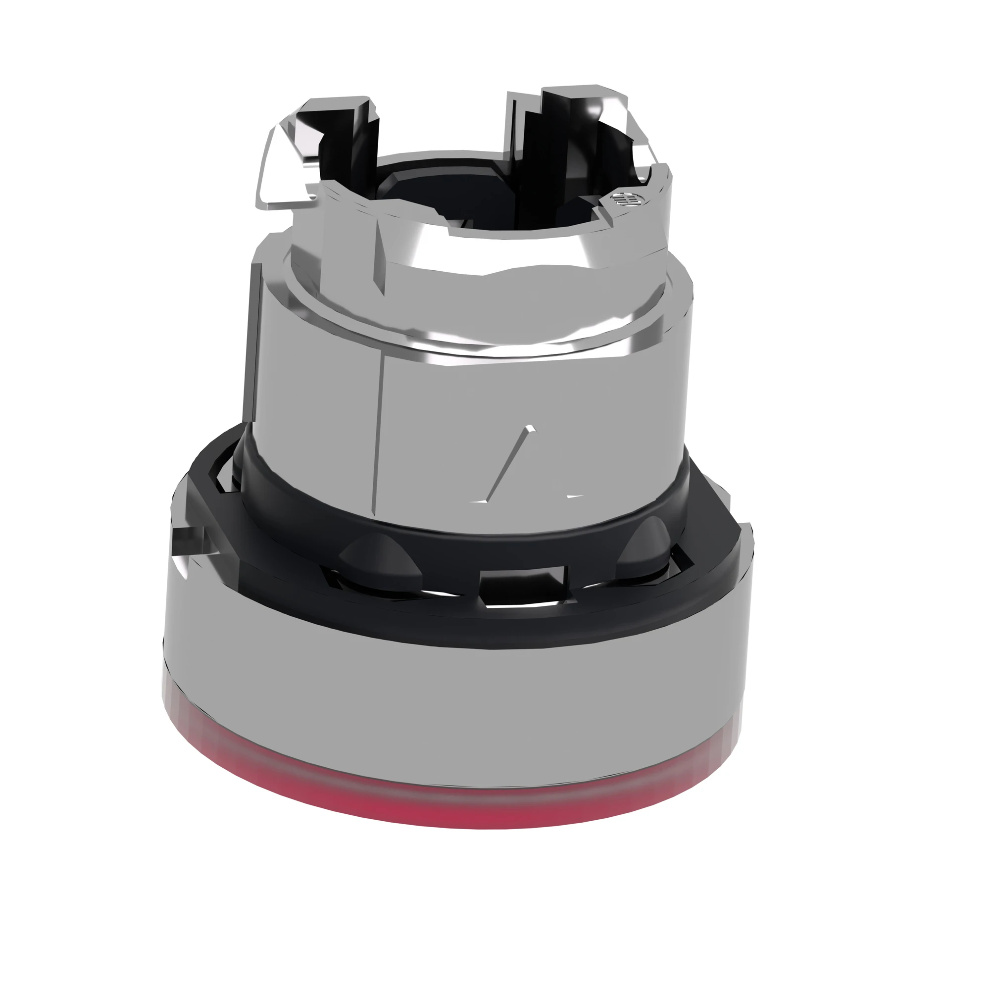 Schneider Electric ZB4BW343 Illuminated pushbutton, front element, Harmony XB4, metal, 22mm, red, unmarked, momentary, for universal LED (img_006)