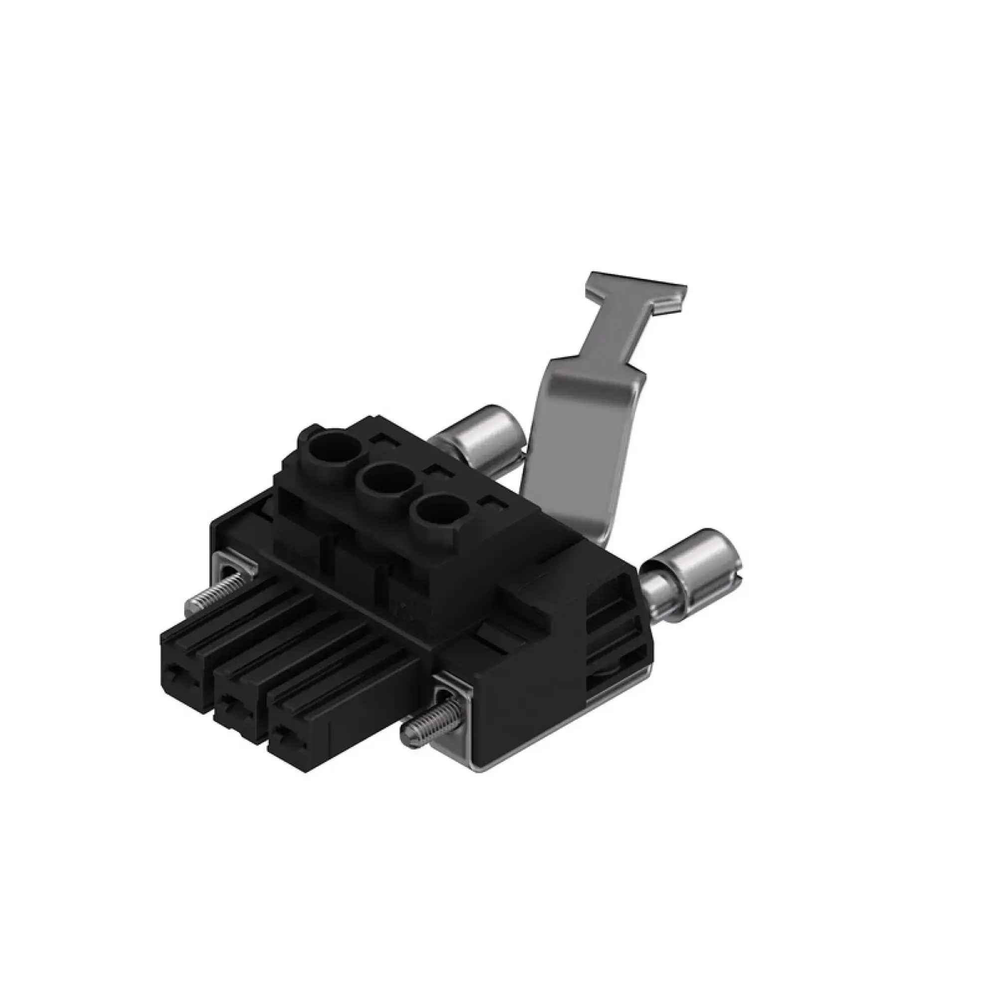 Weidmüller 1929850000 PCB connector (wire connection), 1000 V, 57 A, Pitch in mm: 7.62, 10 mm², Number of poles: 3, Clamping yoke connection, Box (img_001)