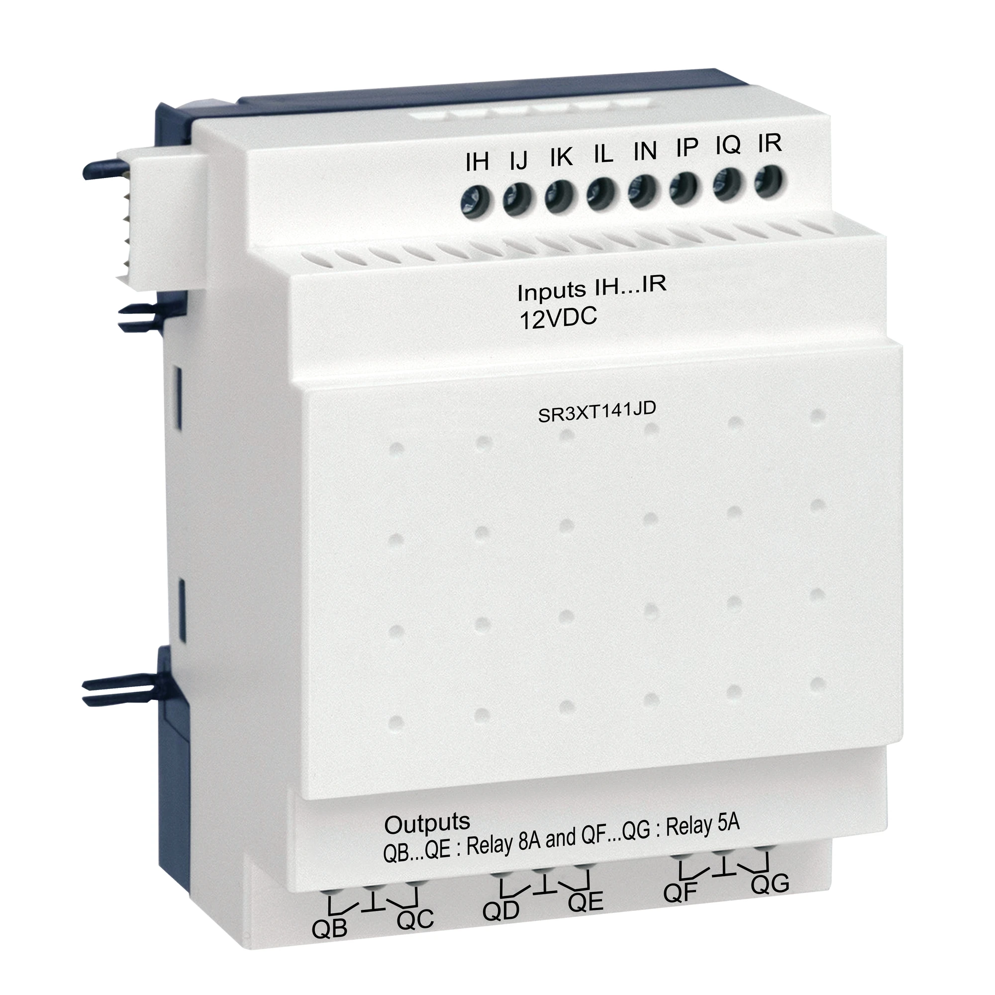 Schneider Electric SR3XT141JD Digital Input/Output Module, Zelio Logic, 14 I/O, 12 VDC, Relay Outputs (img_001) Schneider Electric SR3XT141JD Digital Input/Output Module, Zelio Logic, 14 I/O, 12 VDC, Relay Outputs (img_001)