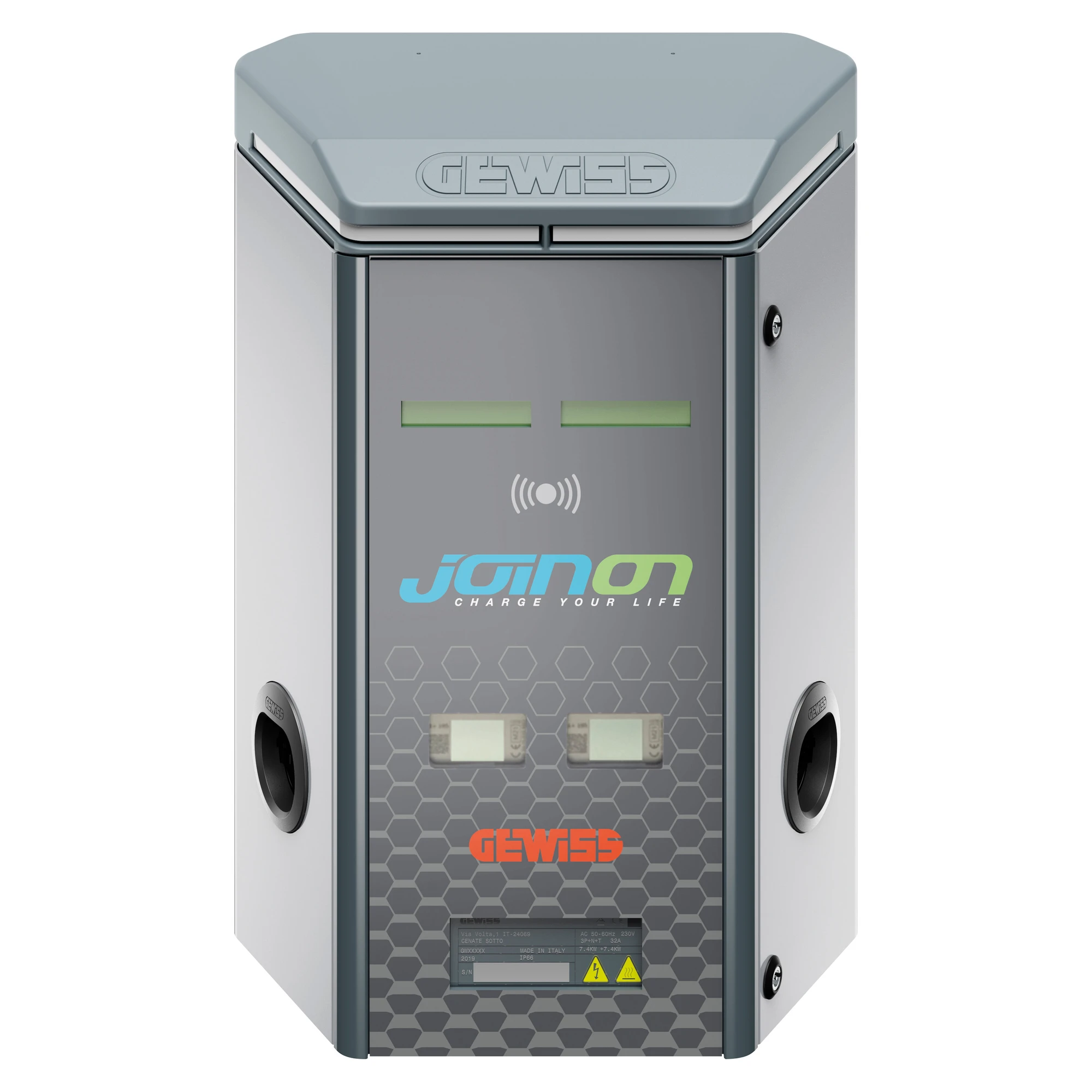 GEWISS GWJ2103LD I-ON WALL - CHARGING STATION FOR WALL MOUNTING - CLOUD OCPP 1.6 - EICHRECHT - 22 KW - IP55 (img_001) GEWISS GWJ2103LD I-ON WALL - CHARGING STATION FOR WALL MOUNTING - CLOUD OCPP 1.6 - EICHRECHT - 22 KW - IP55 (img_001)