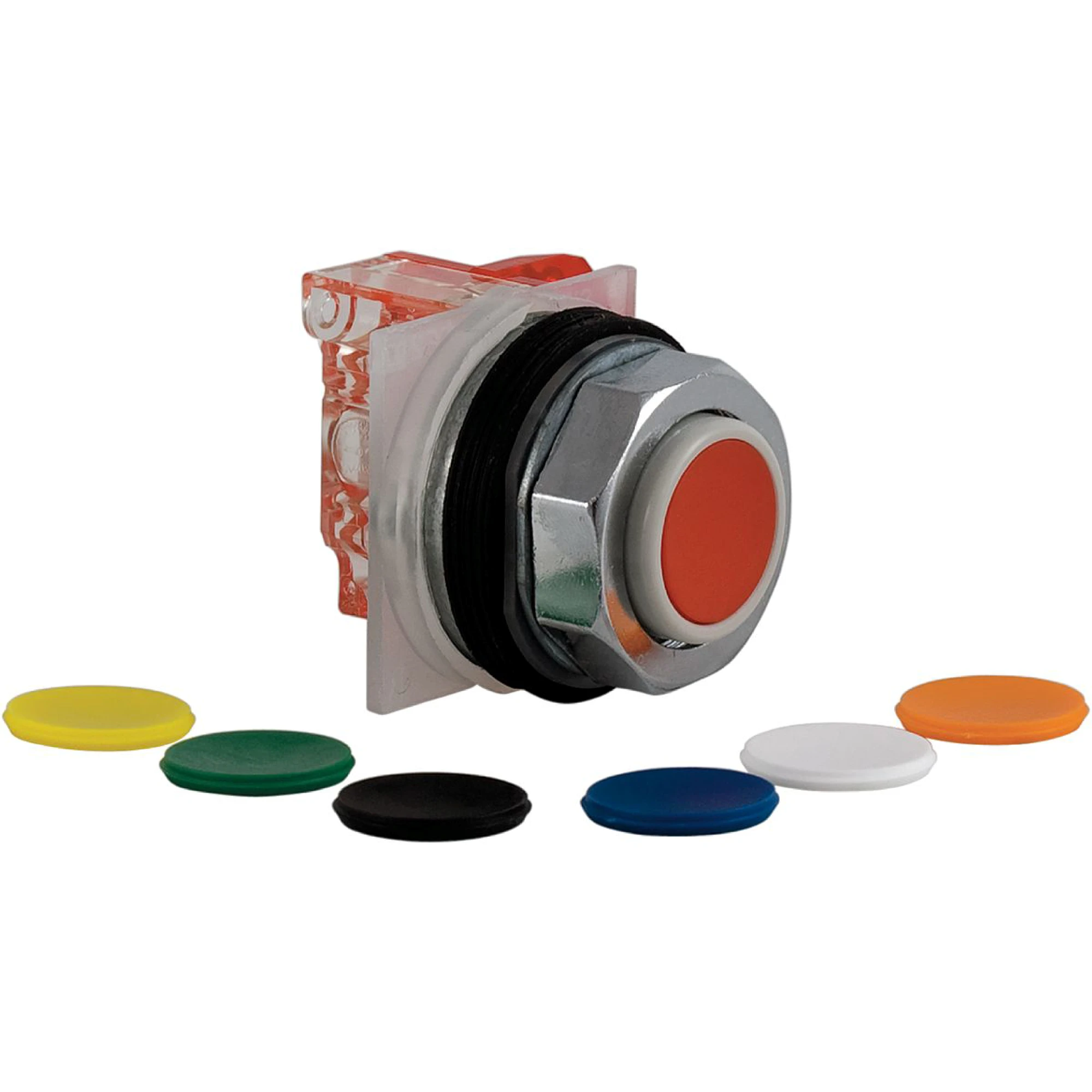 Schneider Electric 9001KR3UH13 Push Button, 7 Colors Ø 30, Projecting without Latching, 1NO (img_001) Schneider Electric 9001KR3UH13 Push Button, 7 Colors Ø 30, Projecting without Latching, 1NO (img_001)