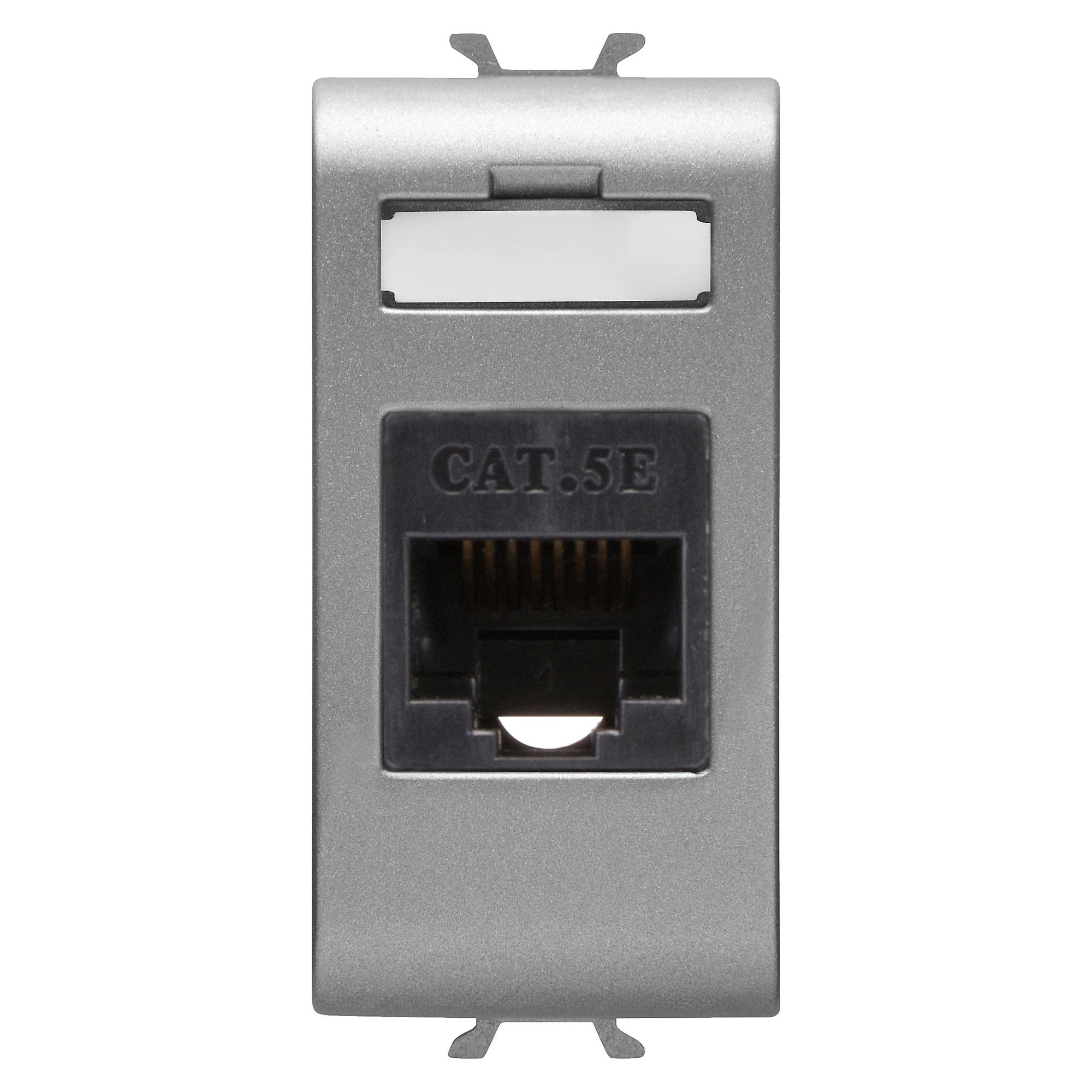 GEWISS GW14421 RJ45 SOCKET - CATEGORY 5e - UTP - 1 MODULE - TITANIUM - CHORUSMART (img_001) GEWISS GW14421 RJ45 SOCKET - CATEGORY 5e - UTP - 1 MODULE - TITANIUM - CHORUSMART (img_001)