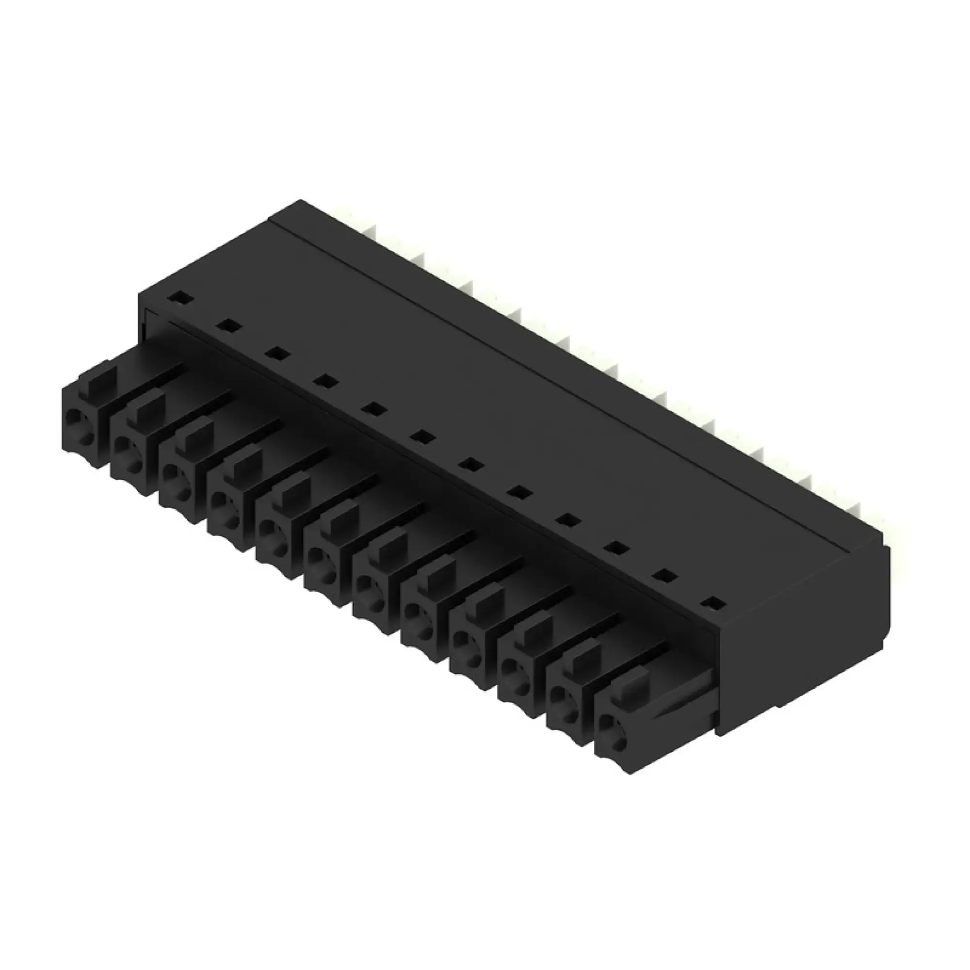 Weidmüller 1970190000 PCB connector (wire connection), 160 V, 17.5 A, Pitch in mm: 3.81, 1.5 mm², Number of poles: 12, PUSH IN with actuator, Box (img_001)