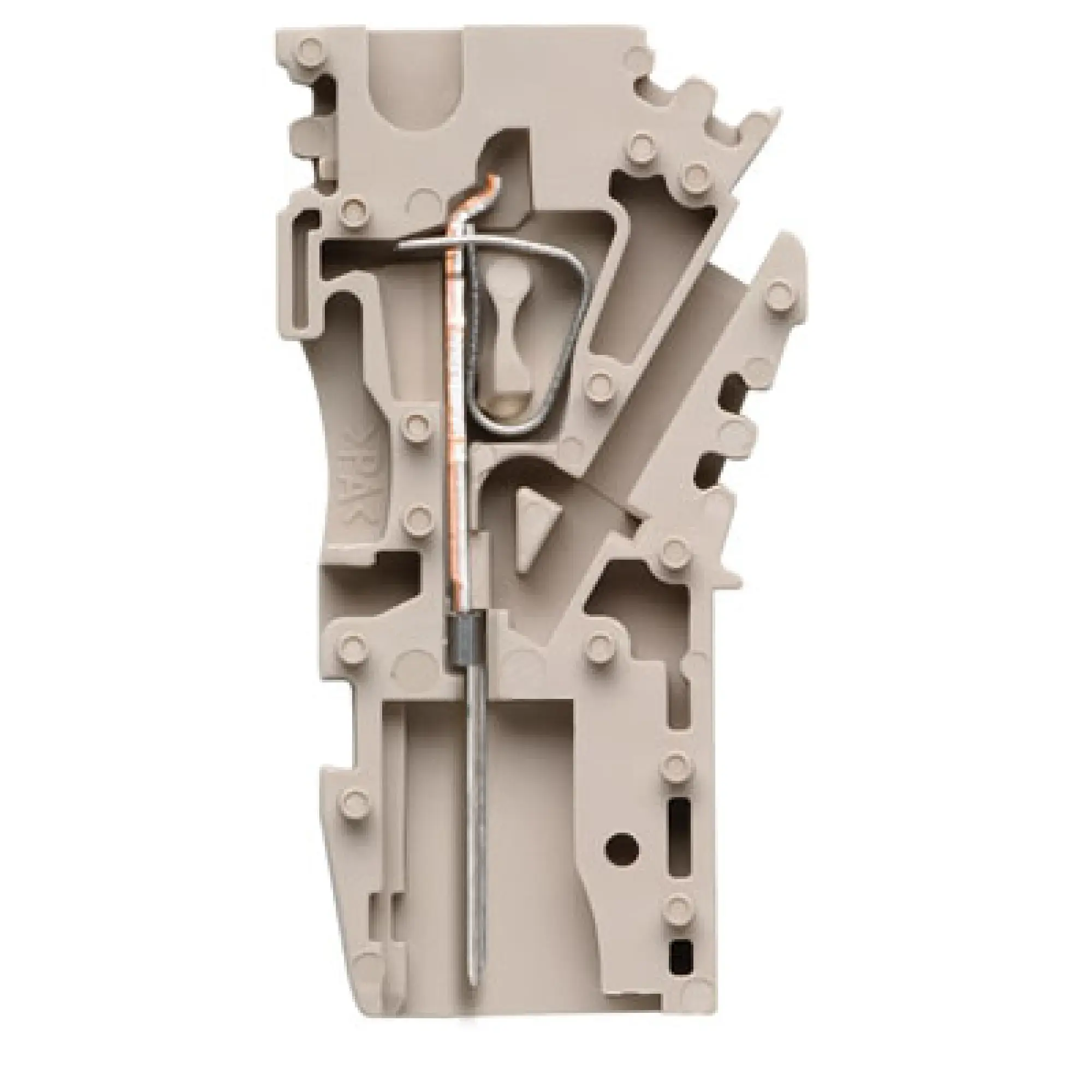 Weidmüller 1861050000 Plug (terminal), Plug-in connection, 2.5 mm², 24 A, 500 V, Number of connections: 1, Number of poles: 1, Width: 5.1 mm (img_001)