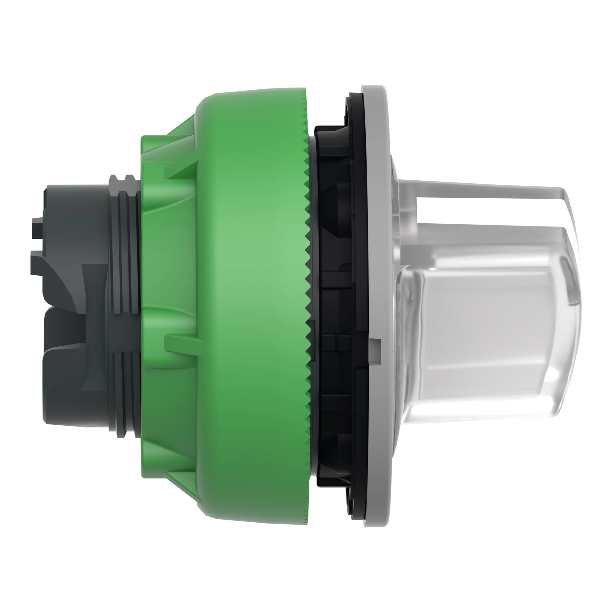 Schneider Electric ZB5FK1213C0 Illuminated selector switch, front element, Harmony XB5F, plastic, 30mm, white, for universal LED, 2 positions, latching (img_007)