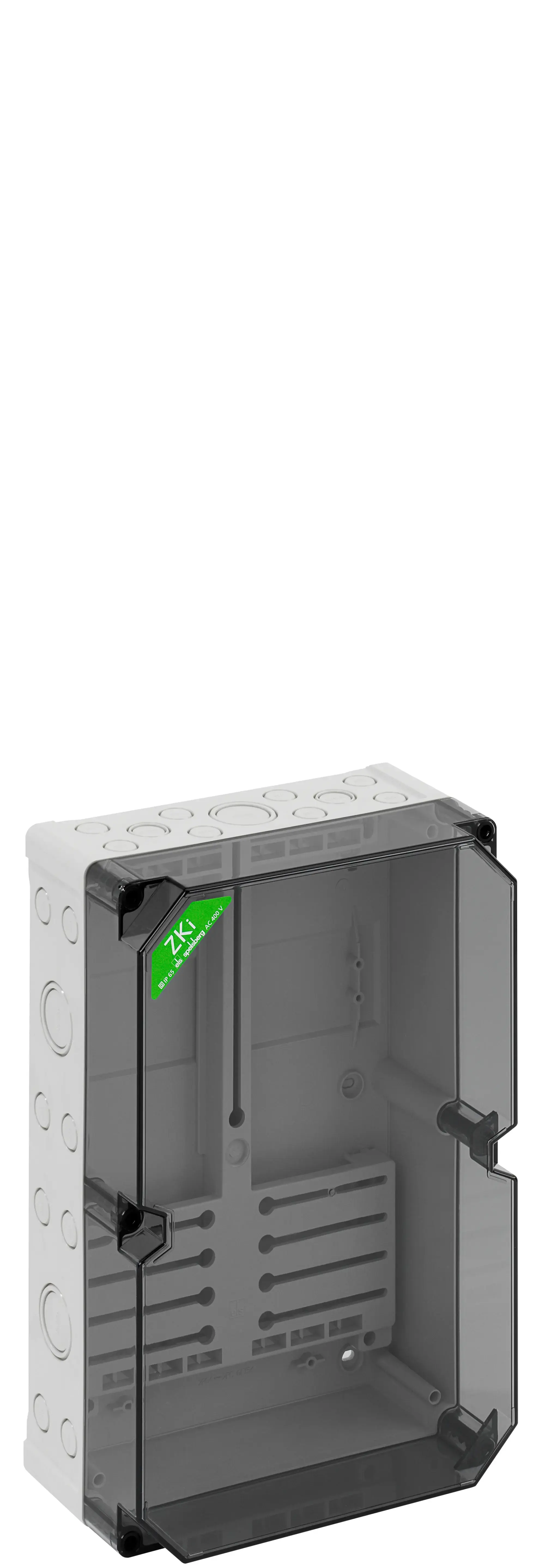 Spelsberg 74900501 Meter housing, Type of protection IP54/IP65 , Impact strength IK08, Protection class II, Rated voltage 400V AC, Halogen free (img_001)