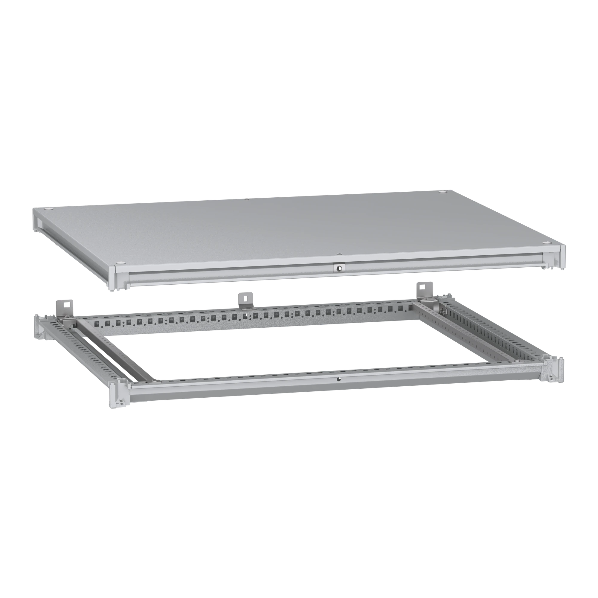 Schneider Electric NSYSFNC108 Lower and upper frame, PanelSeT SFN, for electrical enclosure W 1000 x D 800 mm, including roof (img_001)
