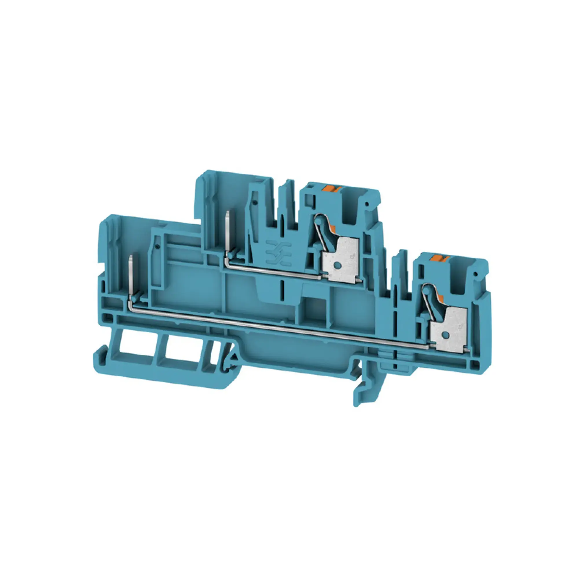 Weidmüller 2540250000 Pluggable terminal, PUSH IN, blue, 4, 4 mm², 32 A, Number of connections: 2, Number of levels: 2, TS 35, V-0, Wemid (img_001) Weidmüller 2540250000 Pluggable terminal, PUSH IN, blue, 4, 4 mm², 32 A, Number of connections: 2, Number of levels: 2, TS 35, V-0, Wemid (img_001)