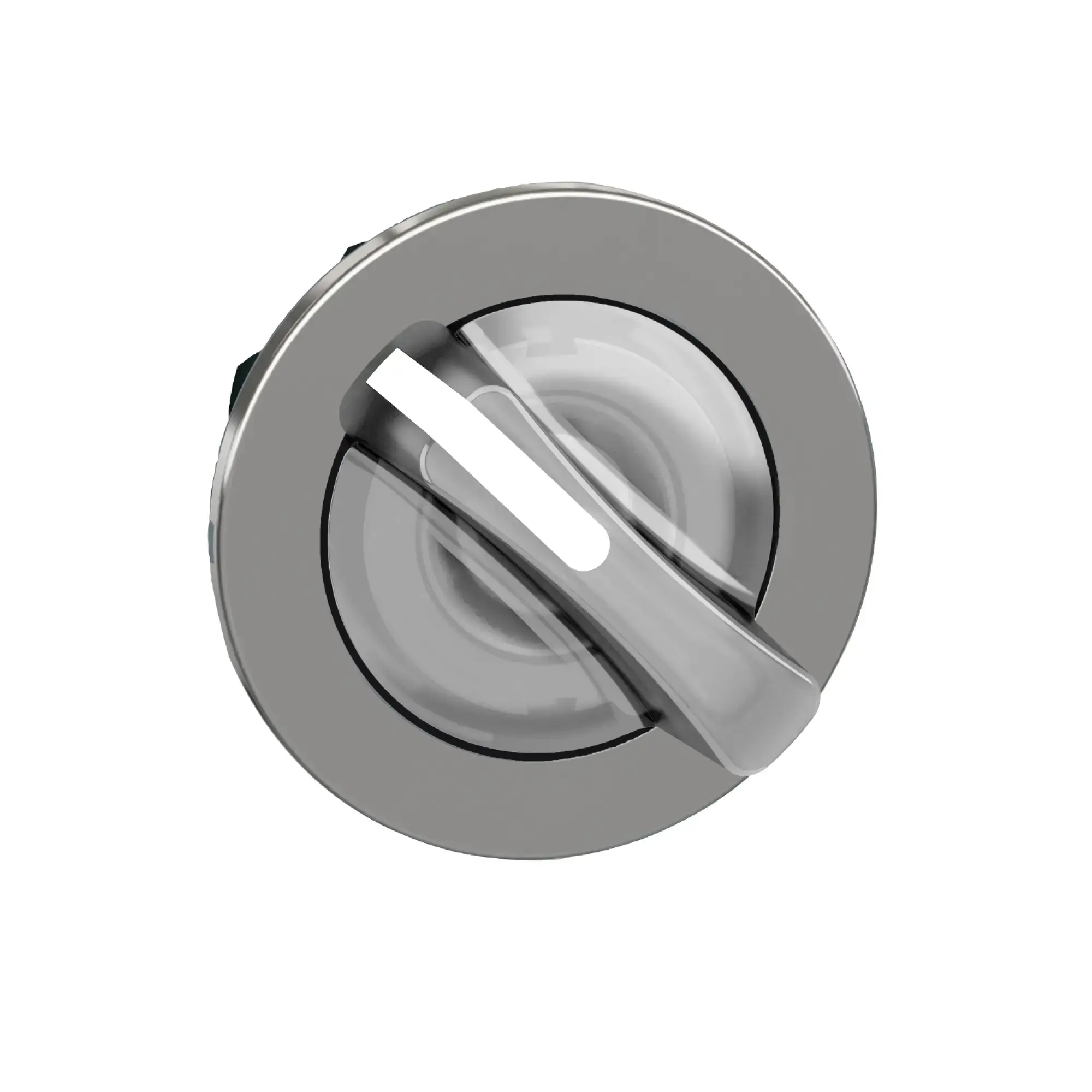 Schneider Electric ZB4FKCUST01 Illuminated Selector Switch, Front Element, Harmony XB4F, Metal, 30mm, Customizable via Configurator (img_002)