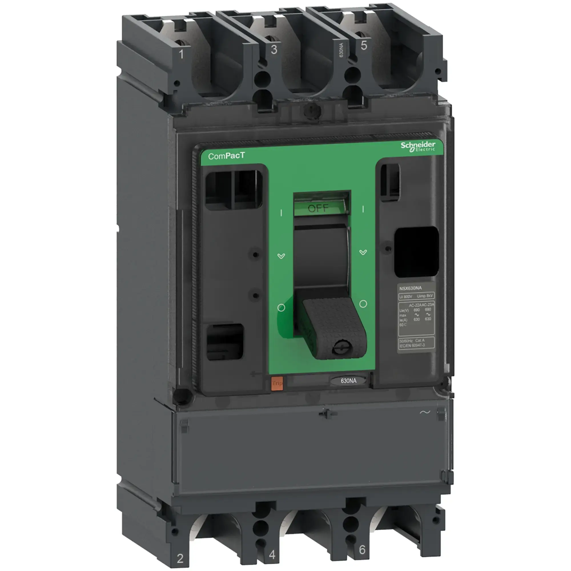 Schneider Electric C403400S Load Break Switch ComPacT NSX400NA, 3 poles, 400 A, AC22A, AC23A (img_002)