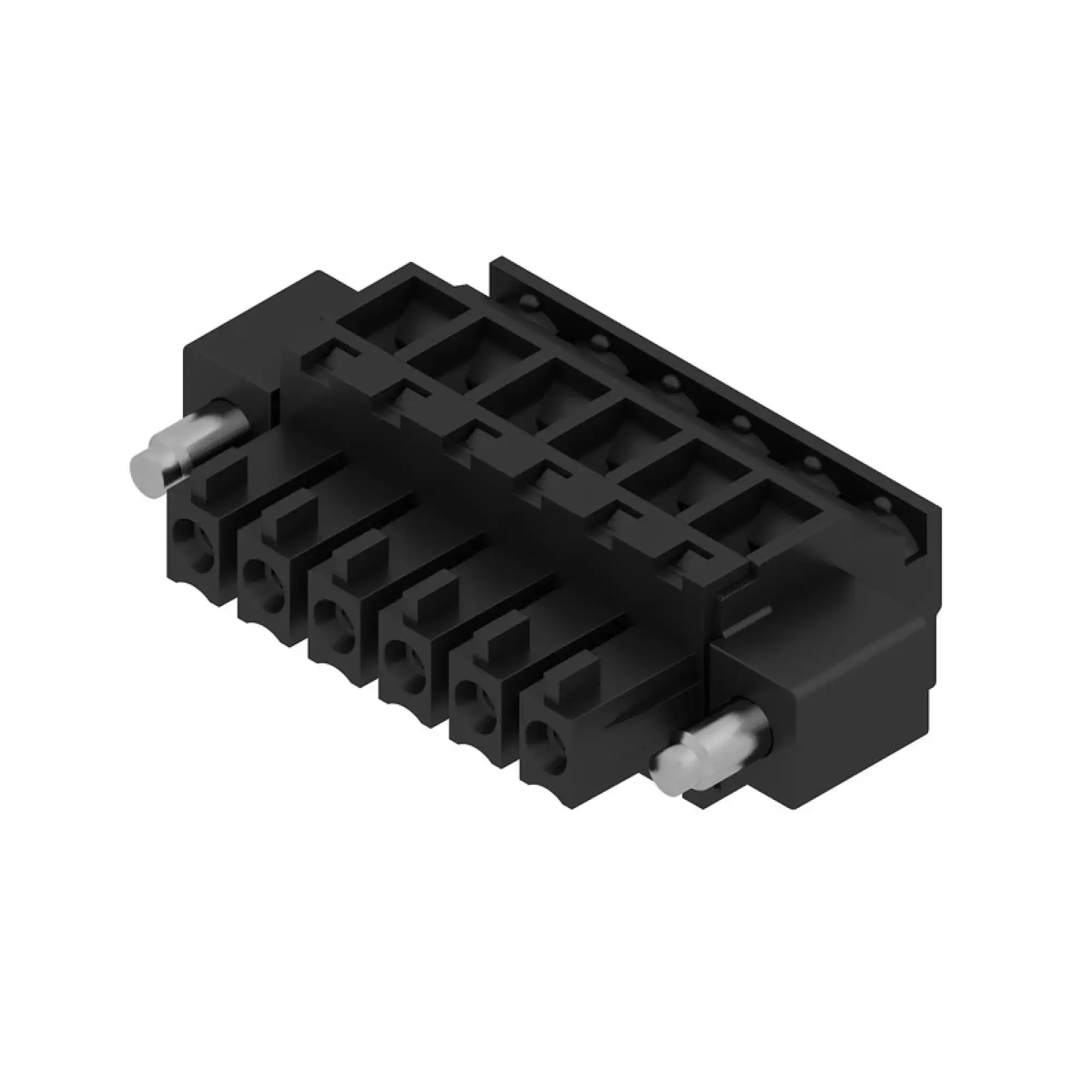 Weidmüller 1798810000 PCB connector (wire connection), 160 V, 17.5 A, Pitch in mm: 3.81, 1.5 mm², Number of poles: 6, Clamping yoke connection, Box (img_001)