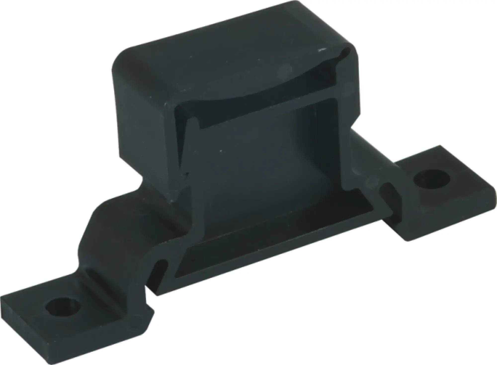 Dehn 919014 Rail support, plastic, black, for busbars 18x3 mm (img_001) Dehn 919014 Rail support, plastic, black, for busbars 18x3 mm (img_001)