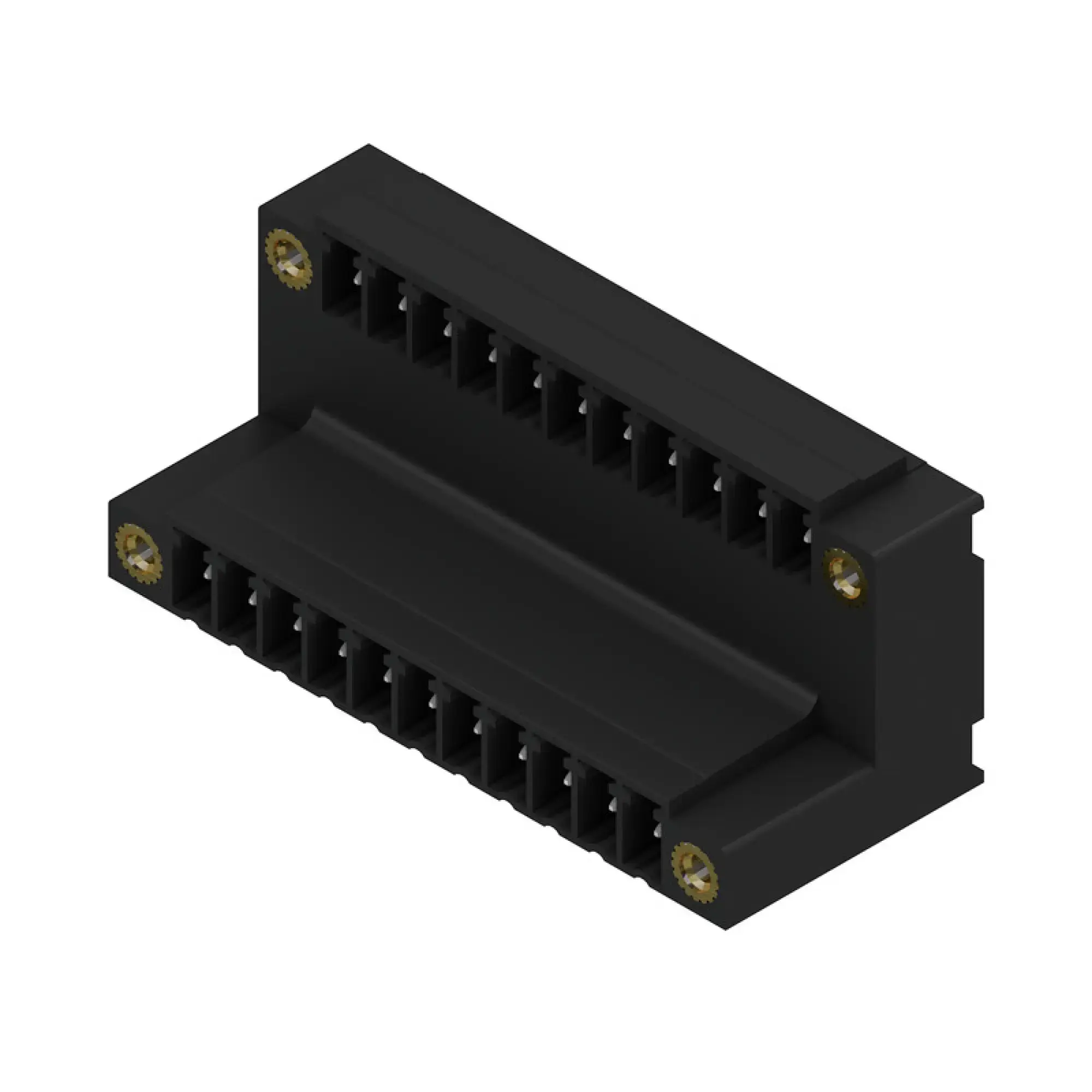 Weidmüller 1034070000 PCB connector (board connection), 160 V, 17.5 A, Pitch in mm: 3.81, Number of poles: 22, THT/THR solder connection, Box (img_001)
