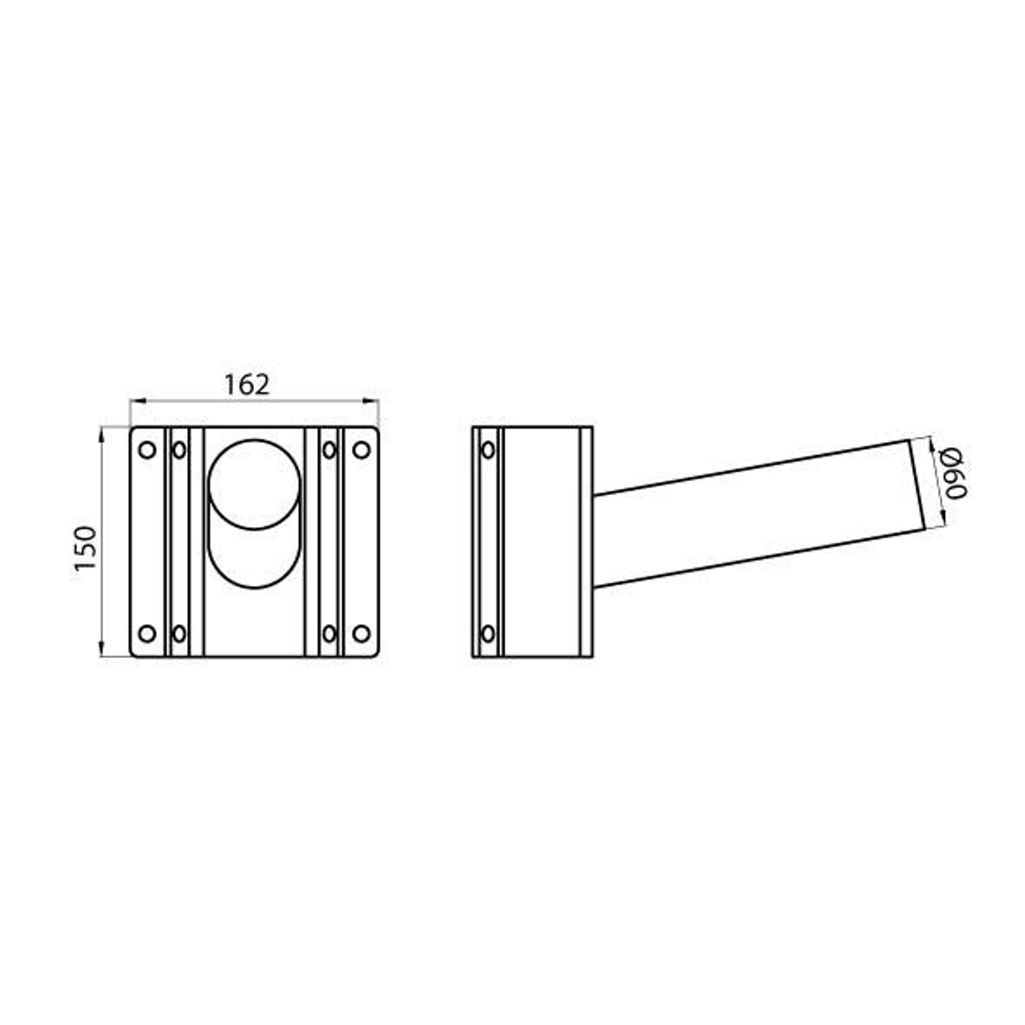 GEWISS GW86167 Wand- Eckbefestigung fuer Strassenleuchten fuer Zopfmass 60mm graphitgrau (img_002) GEWISS GW86167 Wand- Eckbefestigung fuer Strassenleuchten fuer Zopfmass 60mm graphitgrau (img_002)