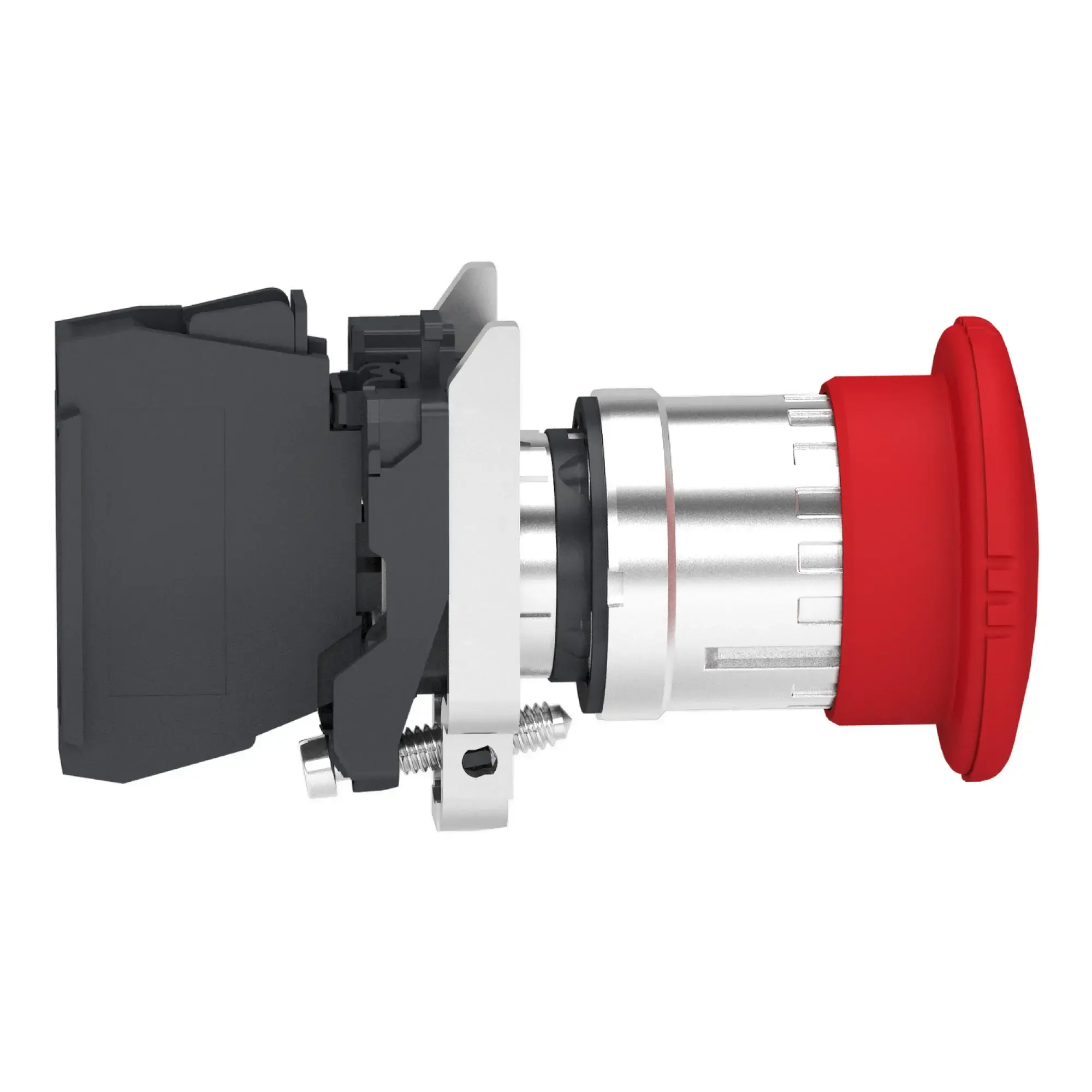 Schneider Electric XB4BS8446 Emergency Stop/Emergency Stop Switch, Harmony XB4, Metal, 22mm, Red, Mushroom 40mm, Twist Release, 1NC with Monitoring Contact (img_015)