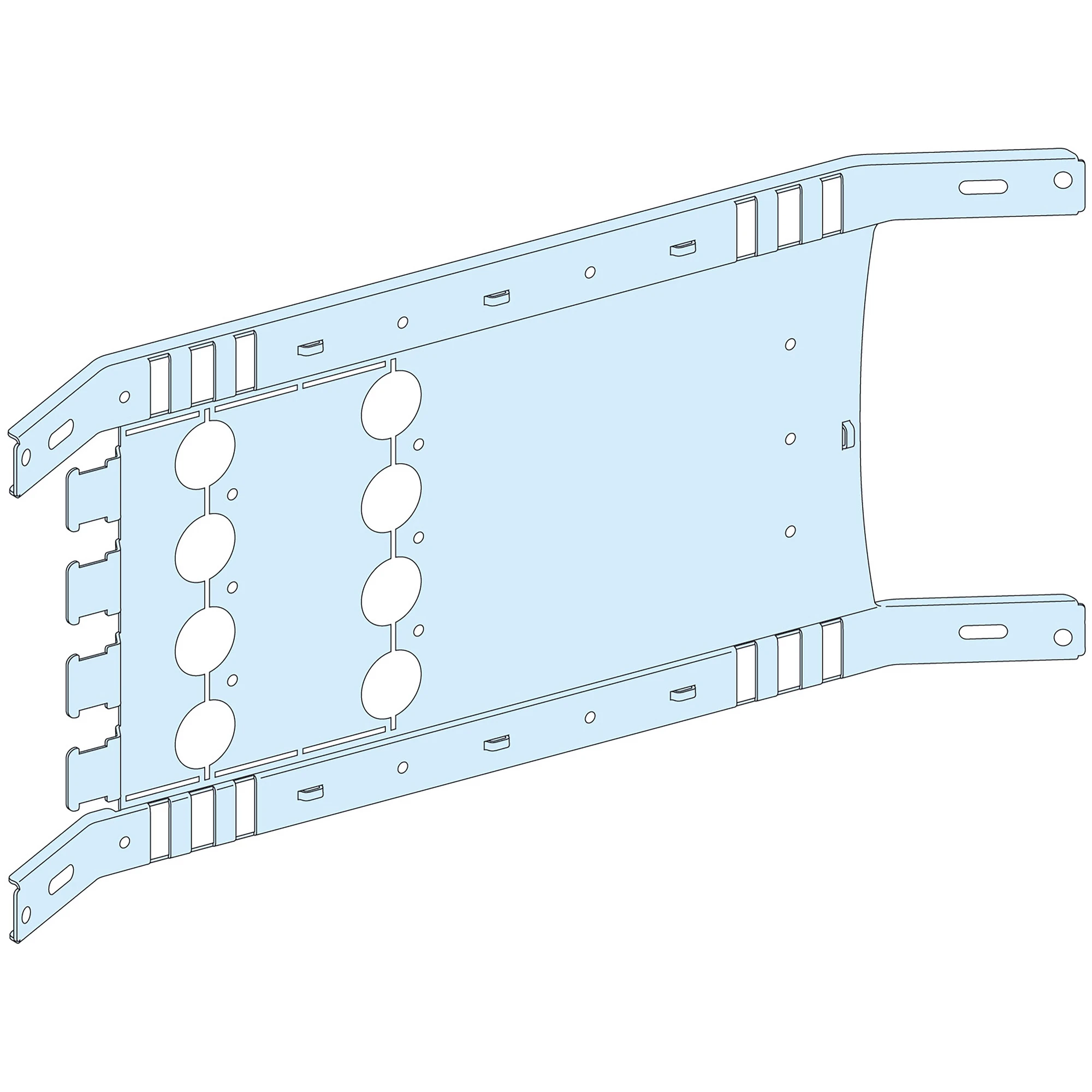 Schneider Electric LVS03452 PrismaSeT-P, Mounting Plate, ComPacT INS-INV/NSX400-630 4-Pole, Toggle, Fixed Mounting, Horizontal, Width=650mm, Height=5 Modules (img_001) Schneider Electric LVS03452 PrismaSeT-P, Mounting Plate, ComPacT INS-INV/NSX400-630 4-Pole, Toggle, Fixed Mounting, Horizontal, Width=650mm, Height=5 Modules (img_001)