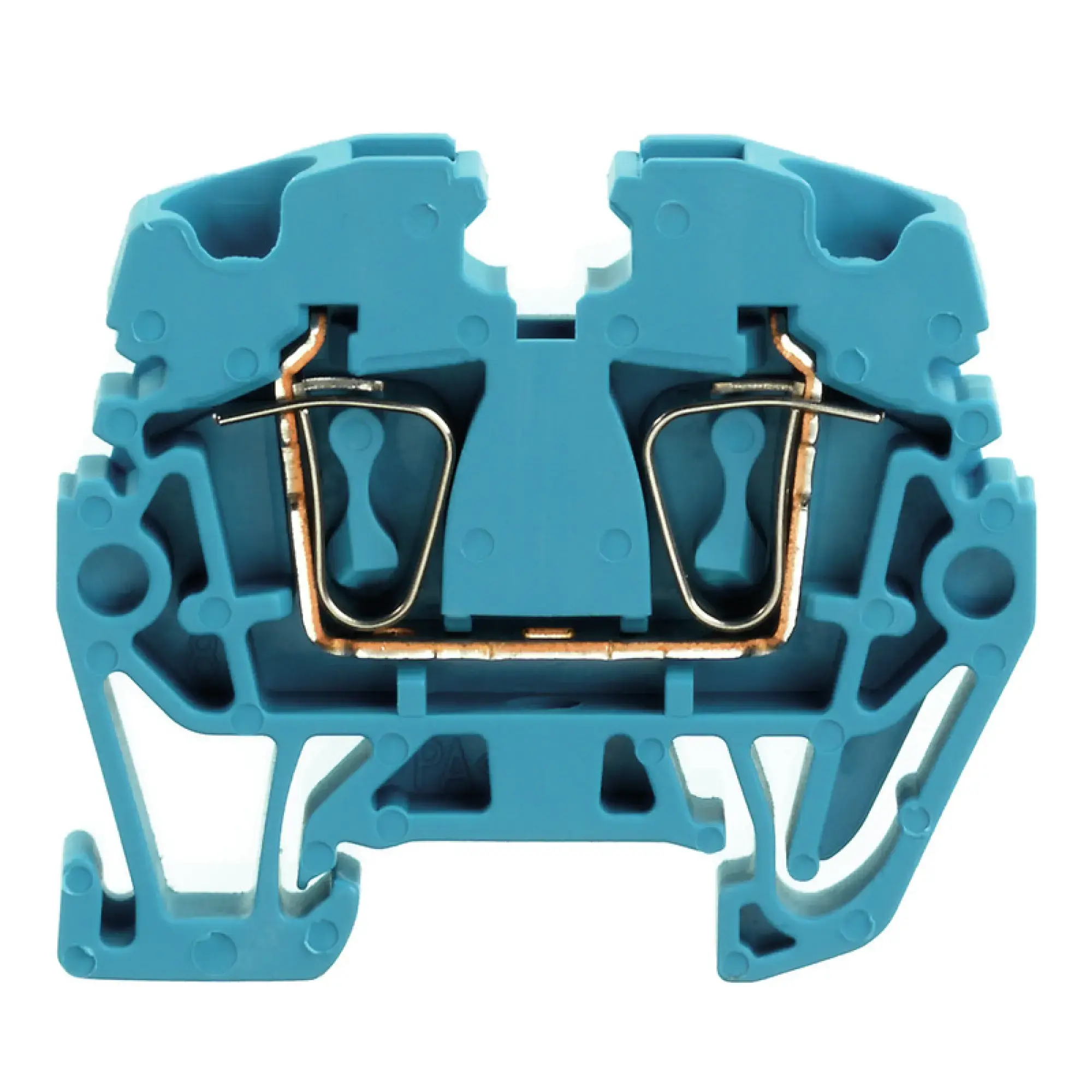 Weidmüller 1720930000 Feed-through terminal block, Tension-clamp connection, blue, 2.5 mm², 24 A, 500 V, Number of connections: 2 (img_001)