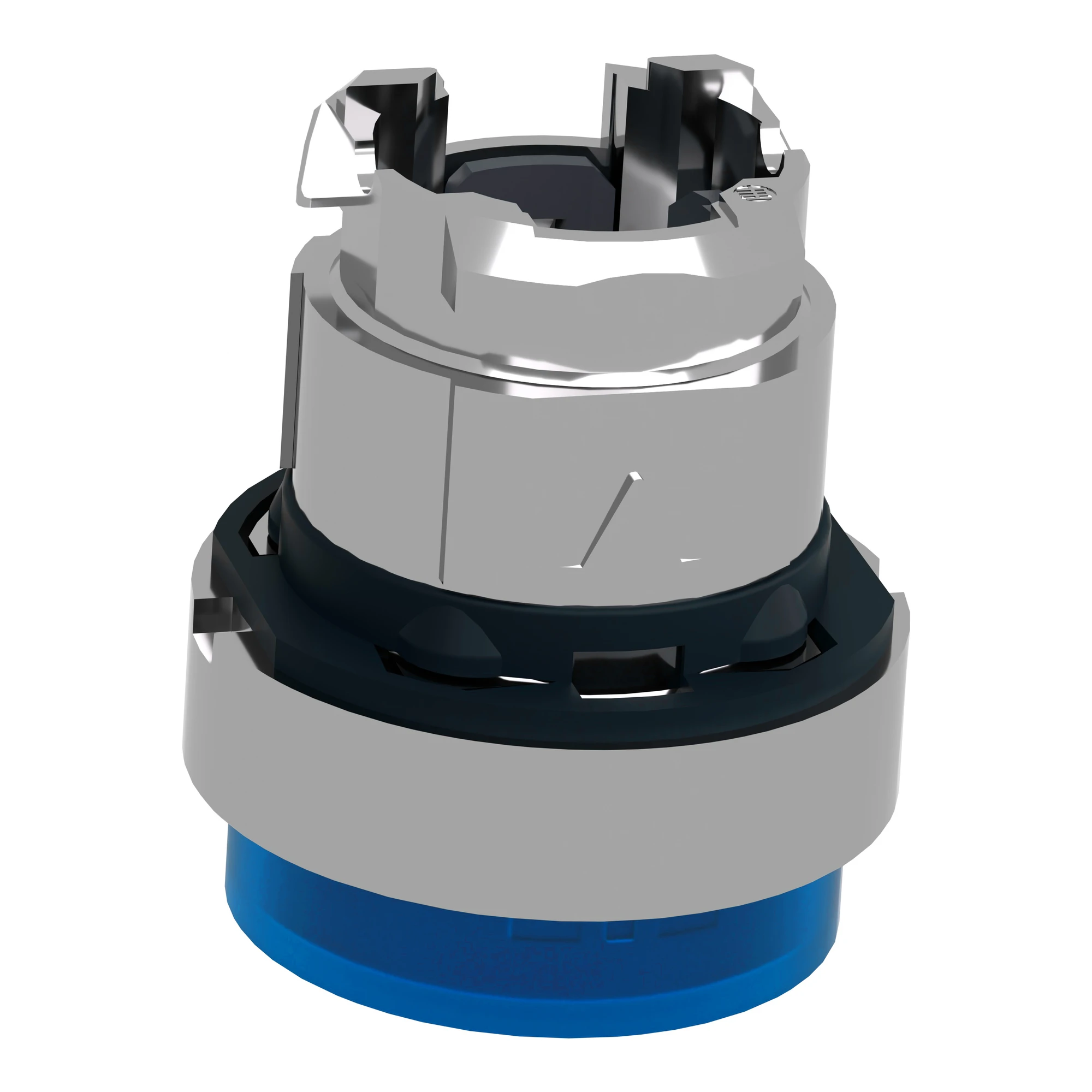 Schneider Electric ZB4BW163 Illuminated pushbutton, front element, Harmony XB4, metal, 22mm, blue, protruding, unmarked, for universal LED (img_007) Schneider Electric ZB4BW163 Illuminated pushbutton, front element, Harmony XB4, metal, 22mm, blue, protruding, unmarked, for universal LED (img_007)