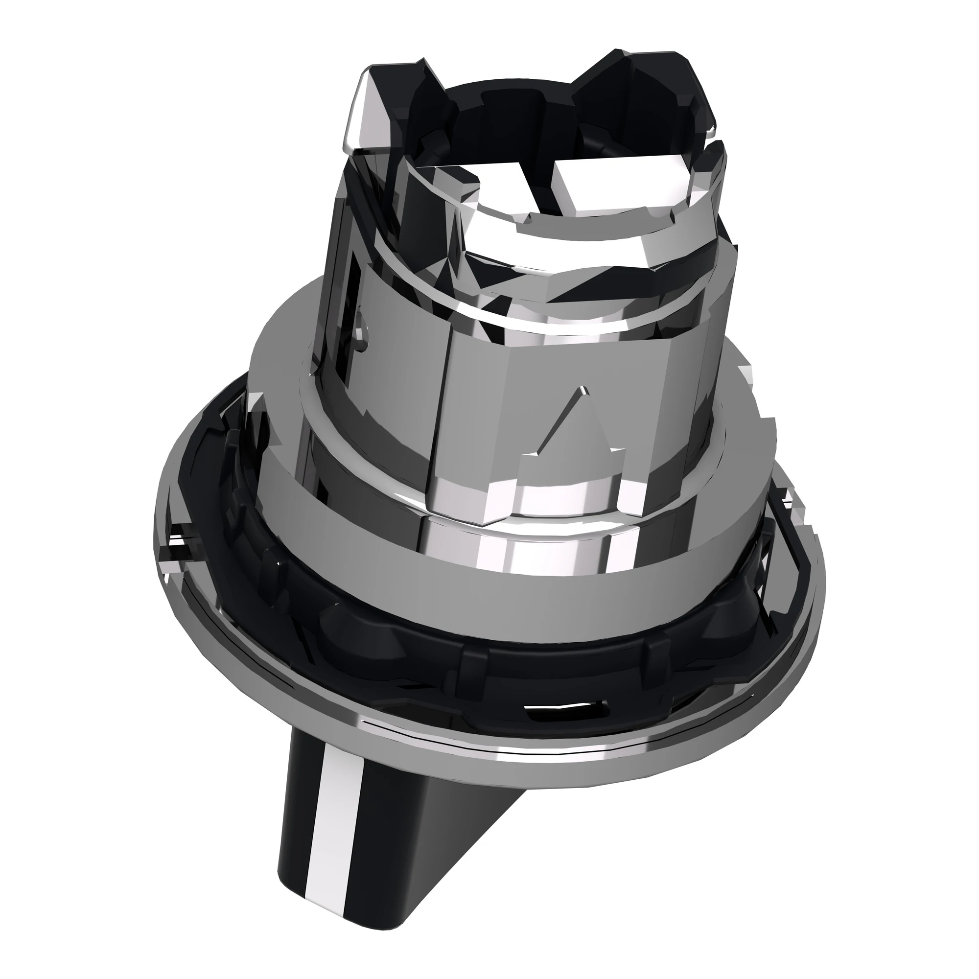 Schneider Electric ZB4FD2 Selector switch, front element, Harmony XB4F, metal, 30mm, black, 2 positions, latching (img_007)