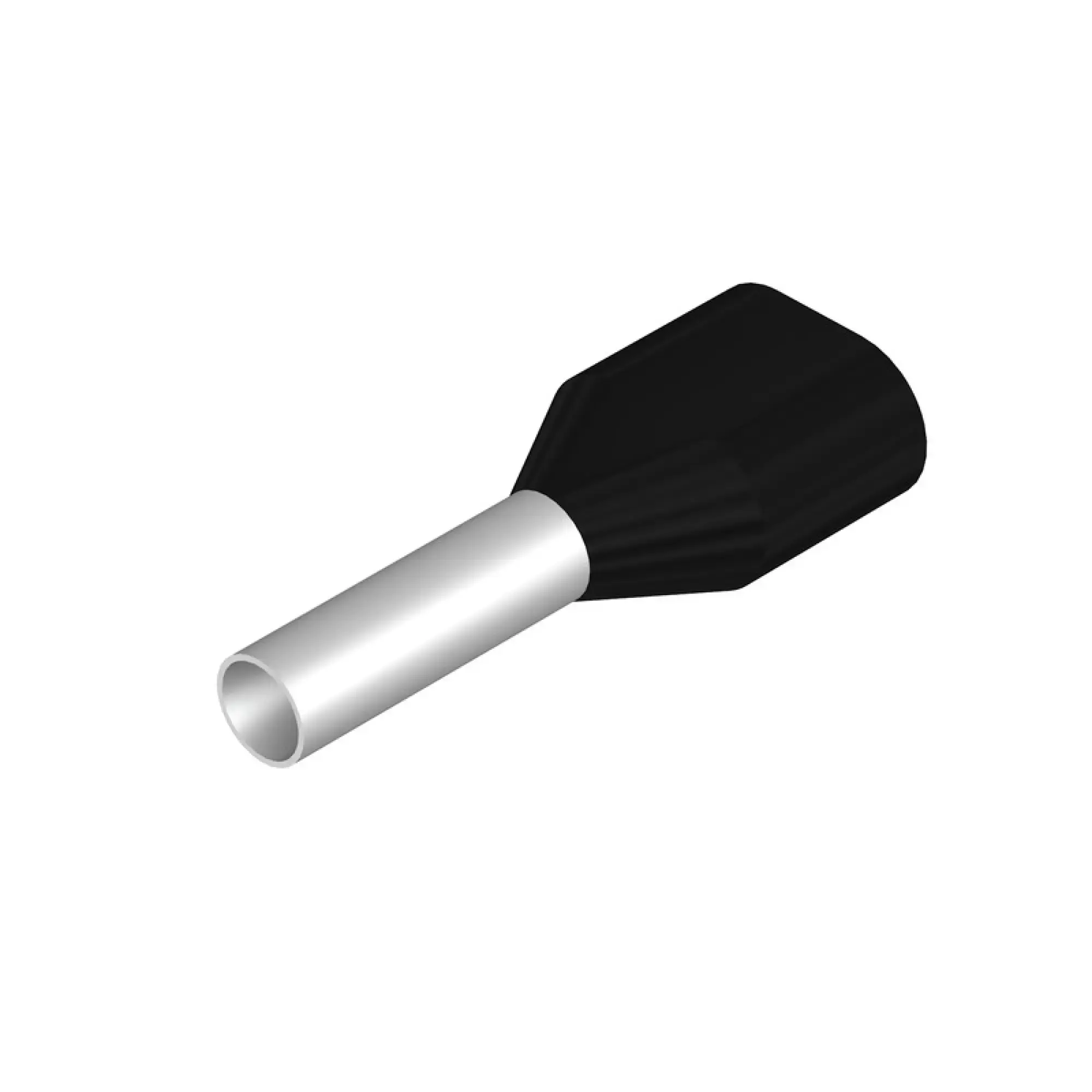 Weidmüller 9004420000 Wire end ferrule, Twin wire-end ferrule, 1.5 mm², Stripping length: 11 mm, black (img_001)