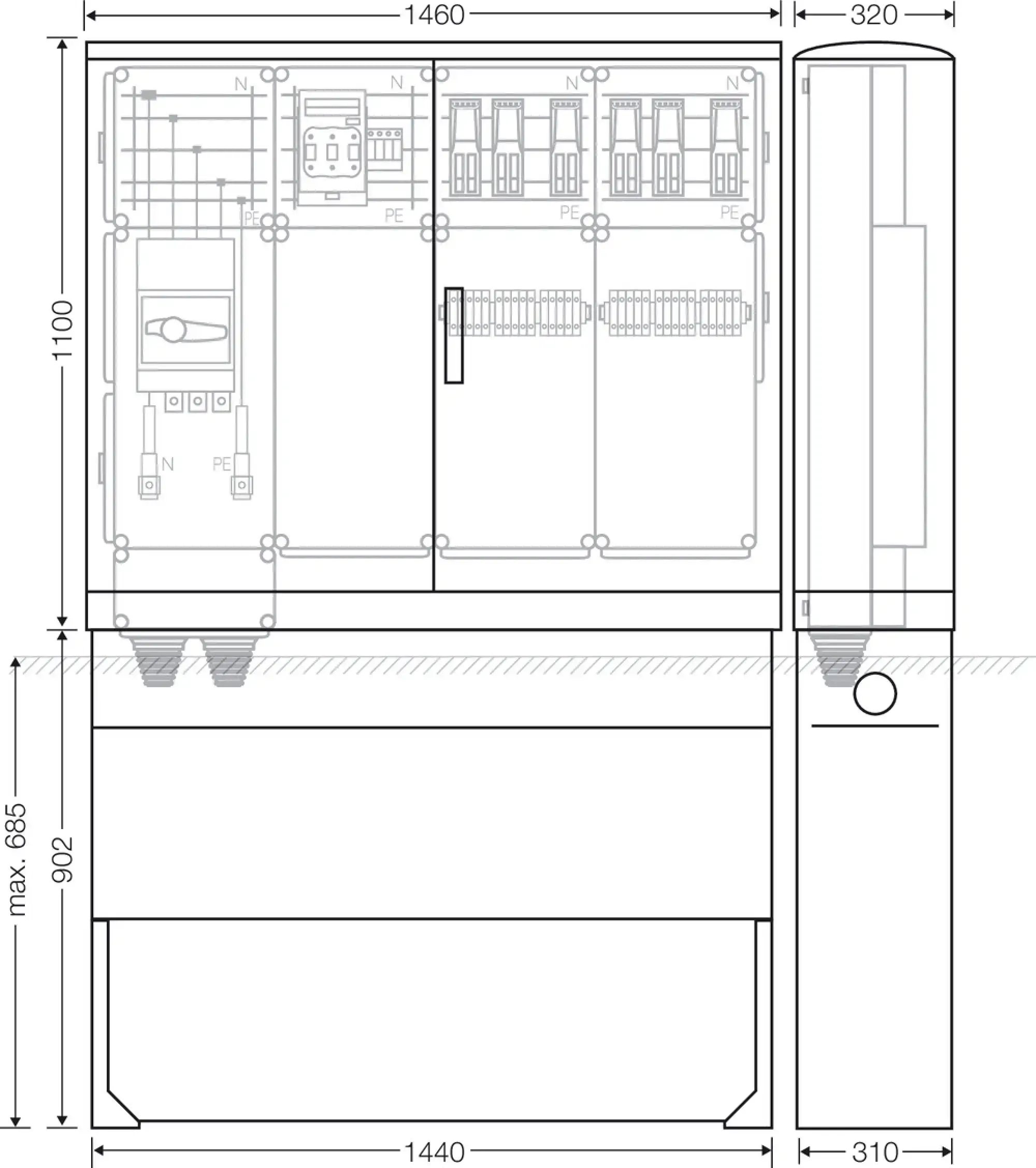 Hensel 65000225 Ladeverteiler für bis zu 6 Doppelladepunkte à 22kW Mi EV 44kW 6011 (img_003) Hensel 65000225 Ladeverteiler für bis zu 6 Doppelladepunkte à 22kW Mi EV 44kW 6011 (img_003)