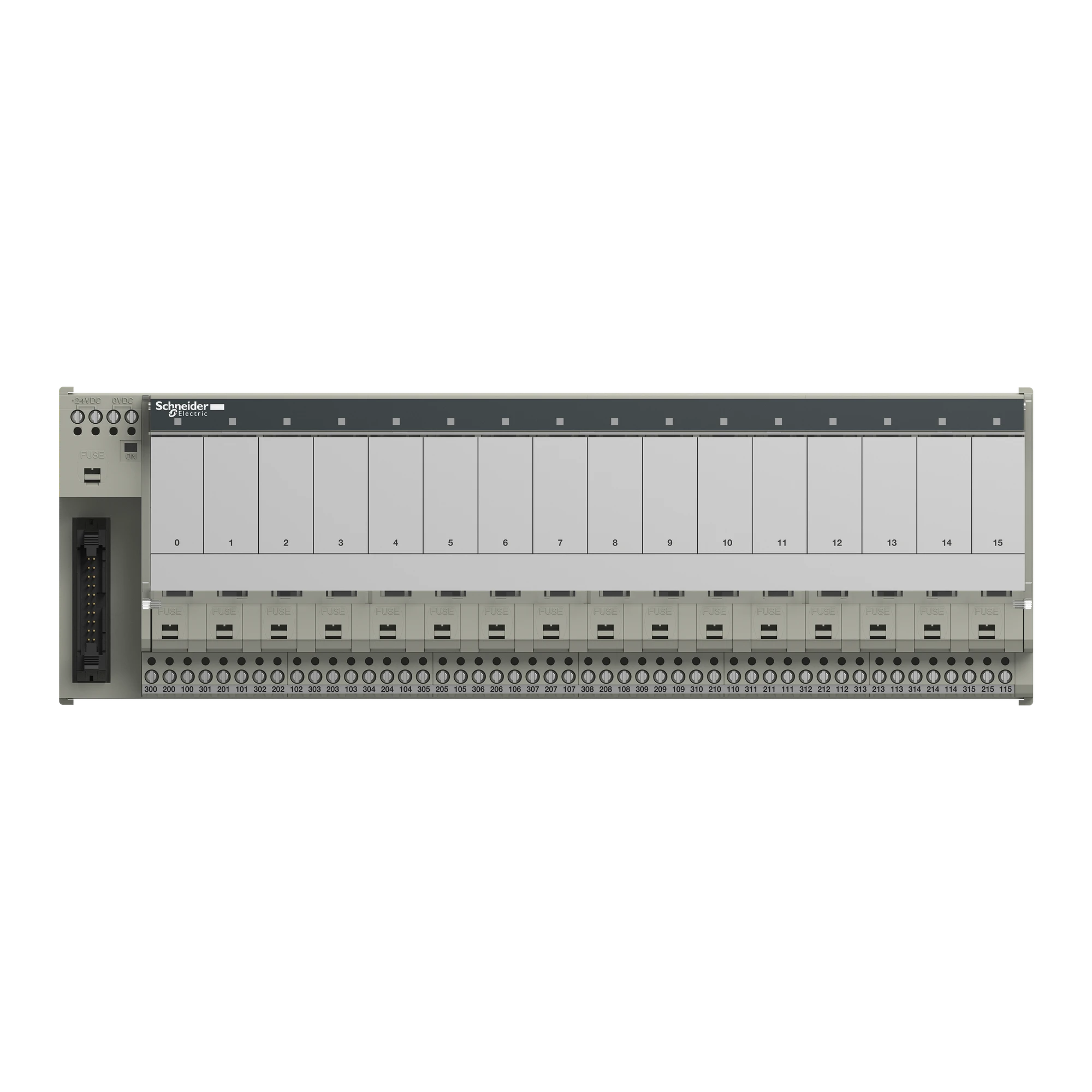 Schneider Electric ABE7P16T334 BASE FOR EM/SS RELS SAFE. WITHOUT COMMONS. (img_006)