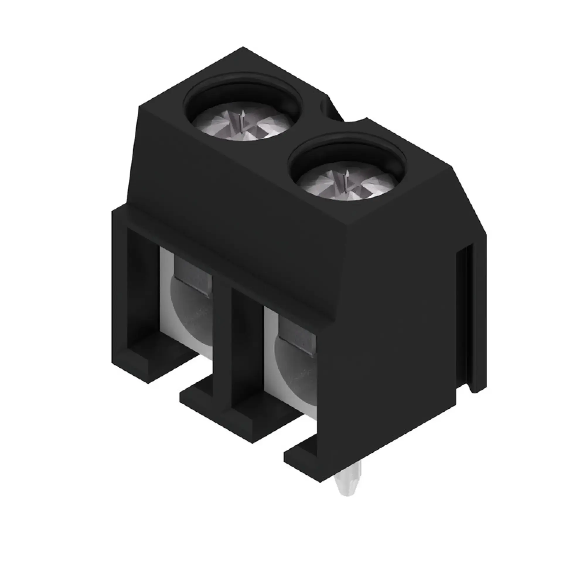 Weidmüller 1791630000 PCB terminal, 250 V, 24 A, Pitch in mm: 5.00, 2.5 mm², Number of poles: 2, Pressure clamp connection, THT solder connection, 90°, Box (img_001)