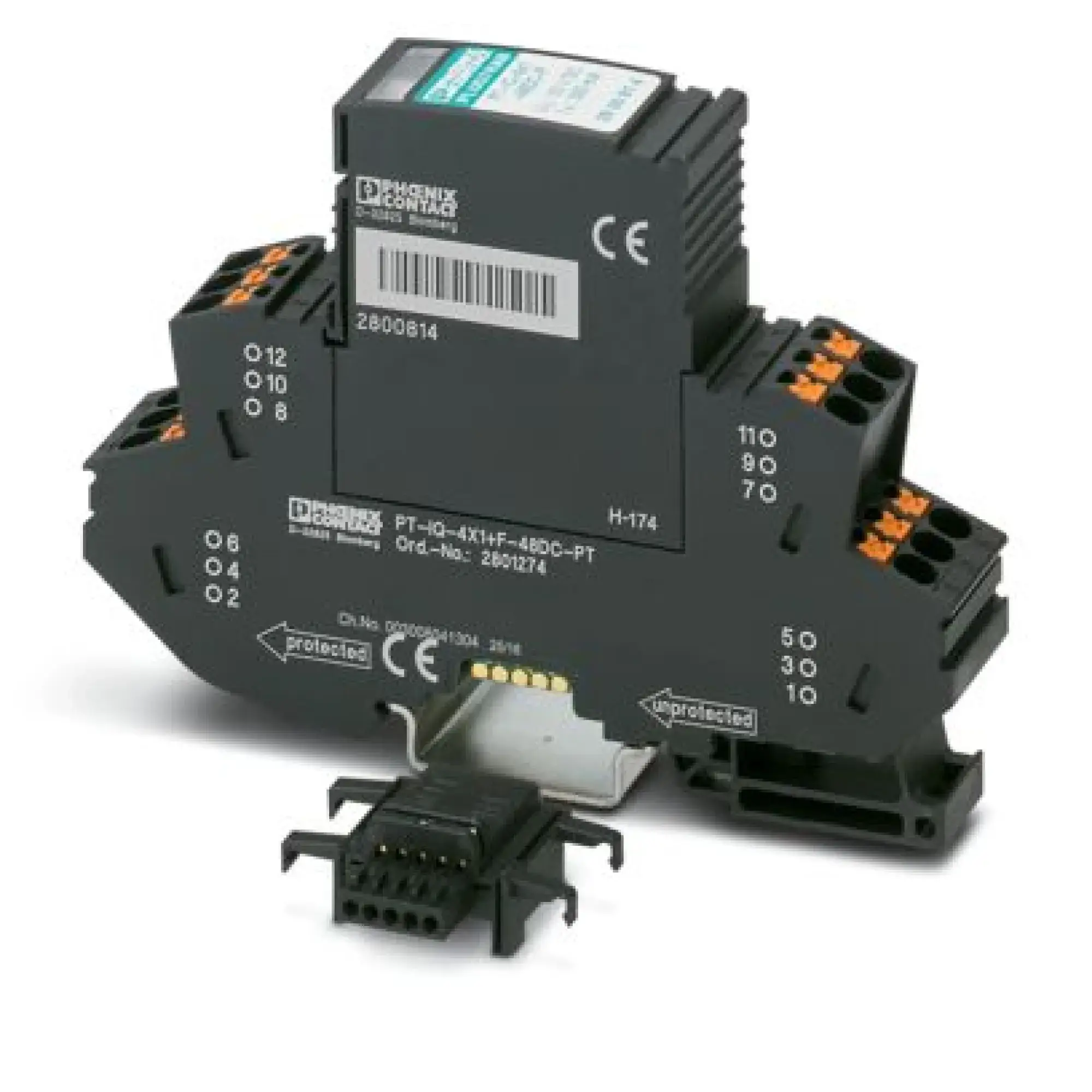 Phoenix Contact 2801274 Surge protection device PT-IQ-4X1+F-48DC-PT (img_001)