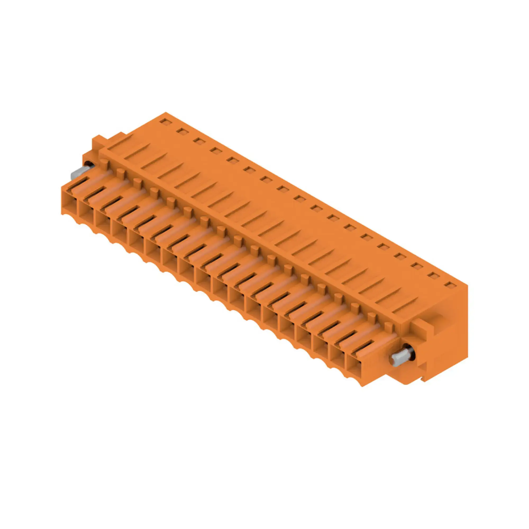 Weidmüller 1691040000 PCB connector (wire connection), 160 V, 14.5 A, Pitch in mm: 3.50, 1.5 mm², Number of poles: 18, Tension-clamp connection, Box BLZF 3.50/18/180F SN OR BX (img_001) Weidmüller 1691040000 PCB connector (wire connection), 160 V, 14.5 A, Pitch in mm: 3.50, 1.5 mm², Number of poles: 18, Tension-clamp connection, Box BLZF 3.50/18/180F SN OR BX (img_001)
