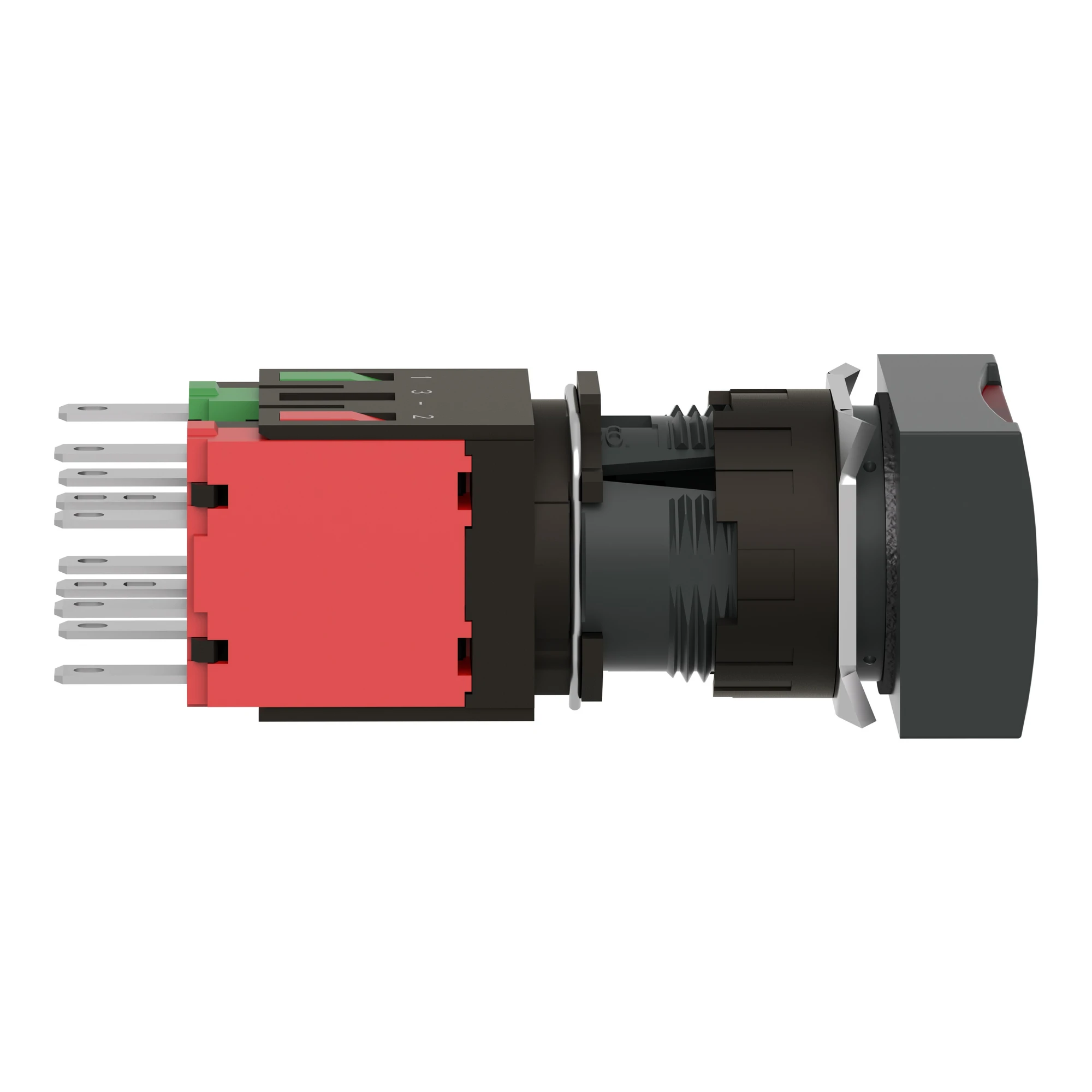 Schneider Electric XB6DF4B5B Illuminated pushbutton, red Ø 16, flat, latching, 24 V, 1NO+1NC (img_002) Schneider Electric XB6DF4B5B Illuminated pushbutton, red Ø 16, flat, latching, 24 V, 1NO+1NC (img_002)