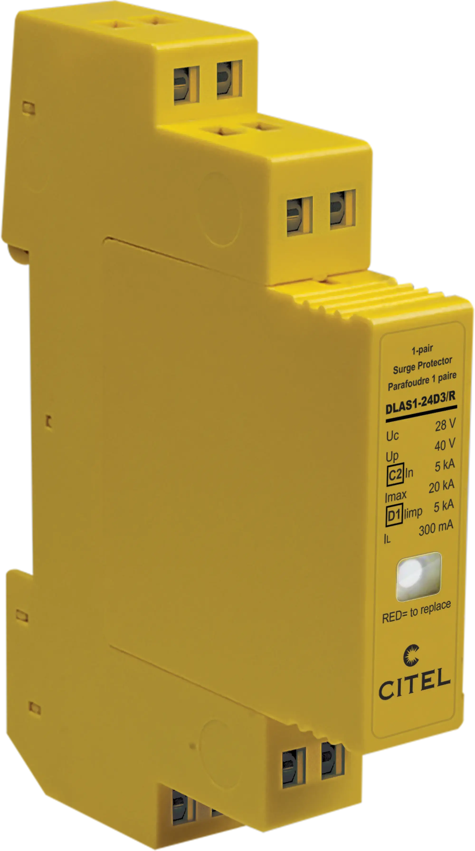 Citel 6415034 Überspannungsschutz C2/D1 für 2 Adern, Datenanwendungen bis 24 V, Federkraftklemme (img_001) Citel 6415034 Überspannungsschutz C2/D1 für 2 Adern, Datenanwendungen bis 24 V, Federkraftklemme (img_001)