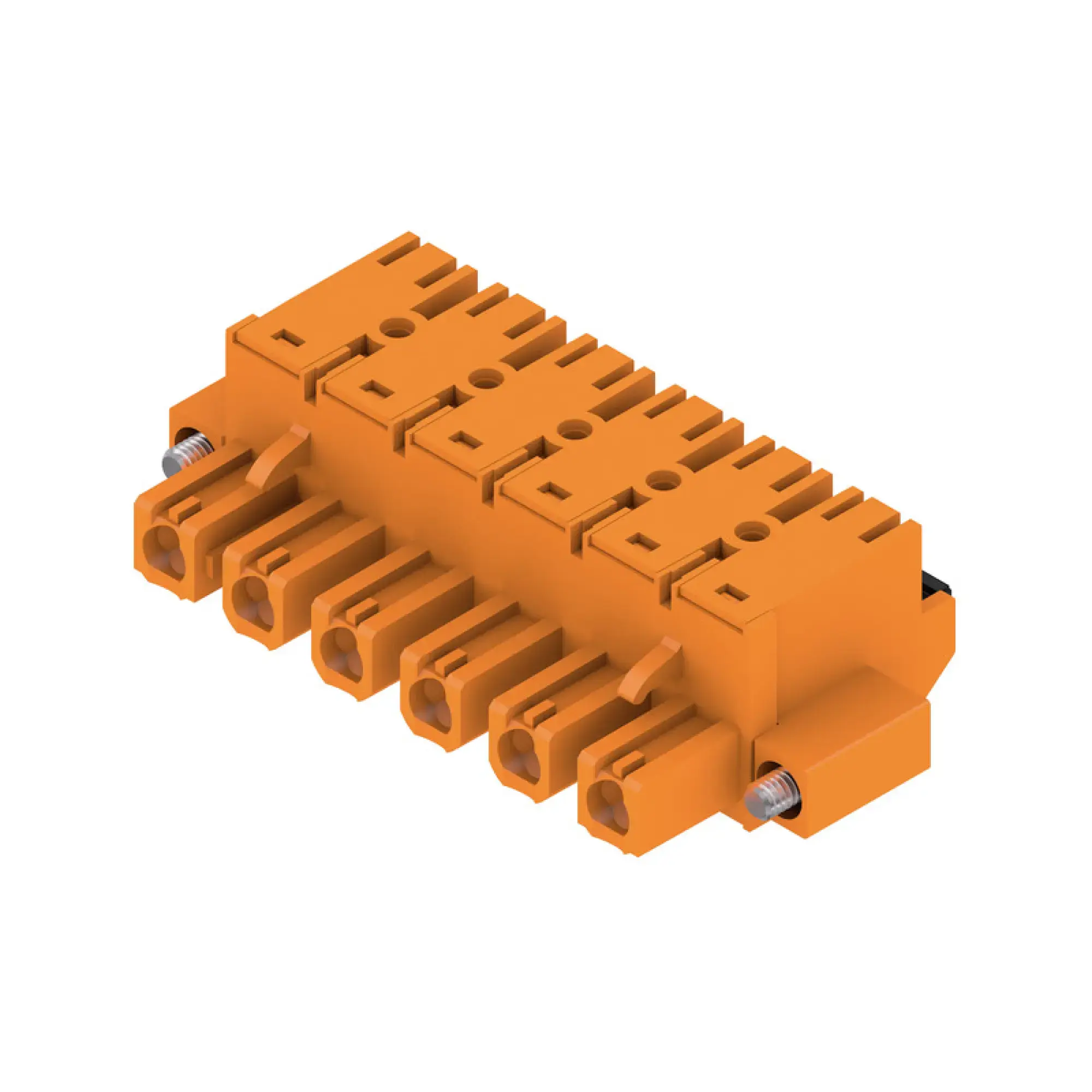 Weidmüller 1230260000 PCB connector (wire connection), 1000 V, 29 A, Pitch in mm: 7.62, 2.5 mm², Number of poles: 6, PUSH IN with actuator, Box (img_001)
